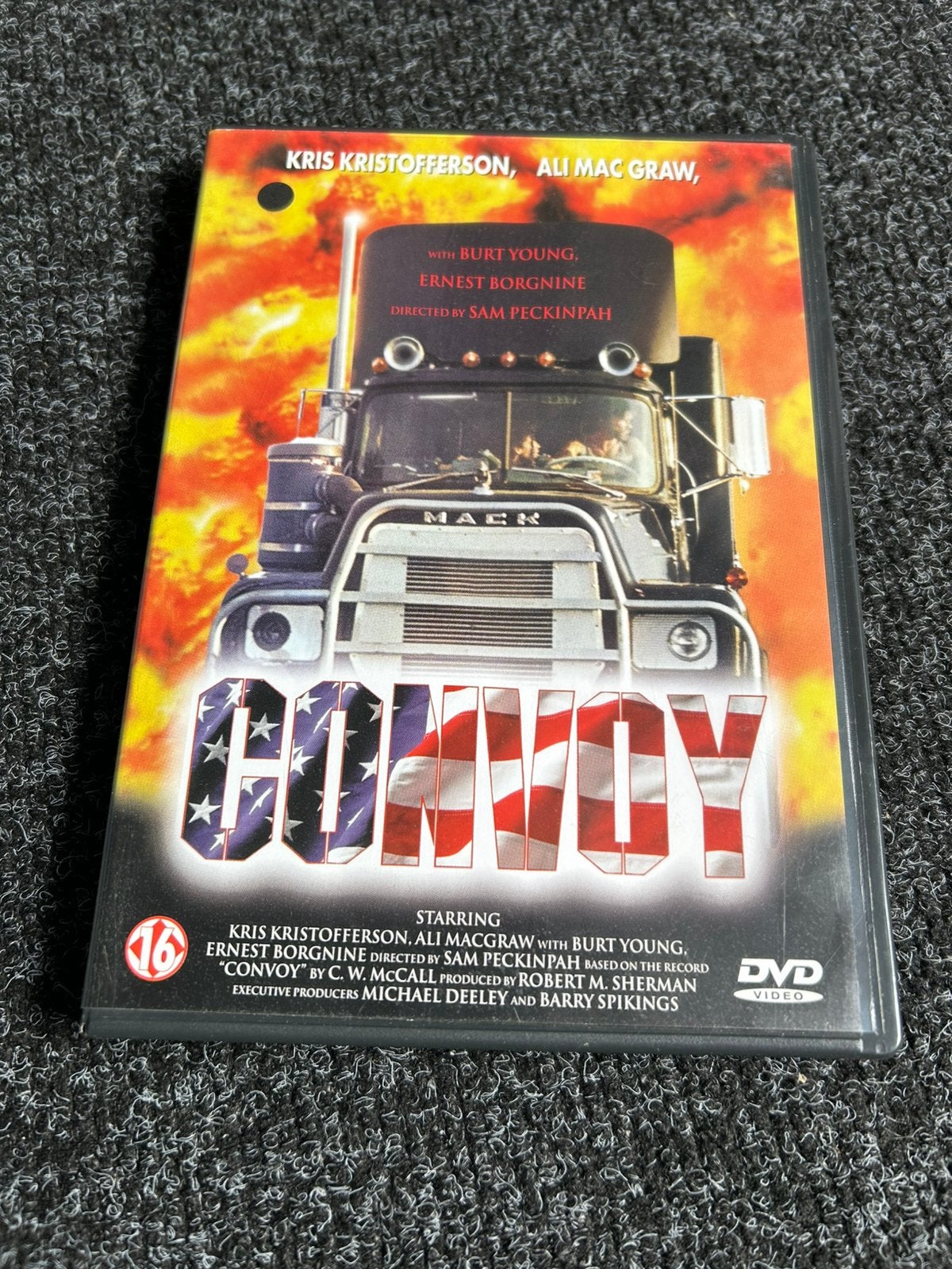 Convoy op dvd, Vanaf 16 jaar, Ophalen of Verzenden, Gebruikt, Actie en Avontuur