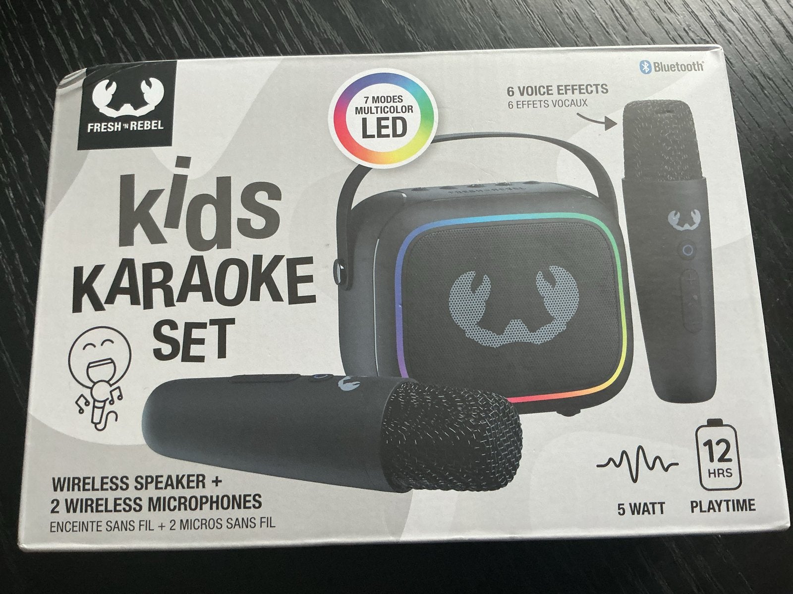 Fresh 'n Rebel Kids Karaoke Set - Nieuw in ongeopende doos, Ophalen, Nieuw, Complete set