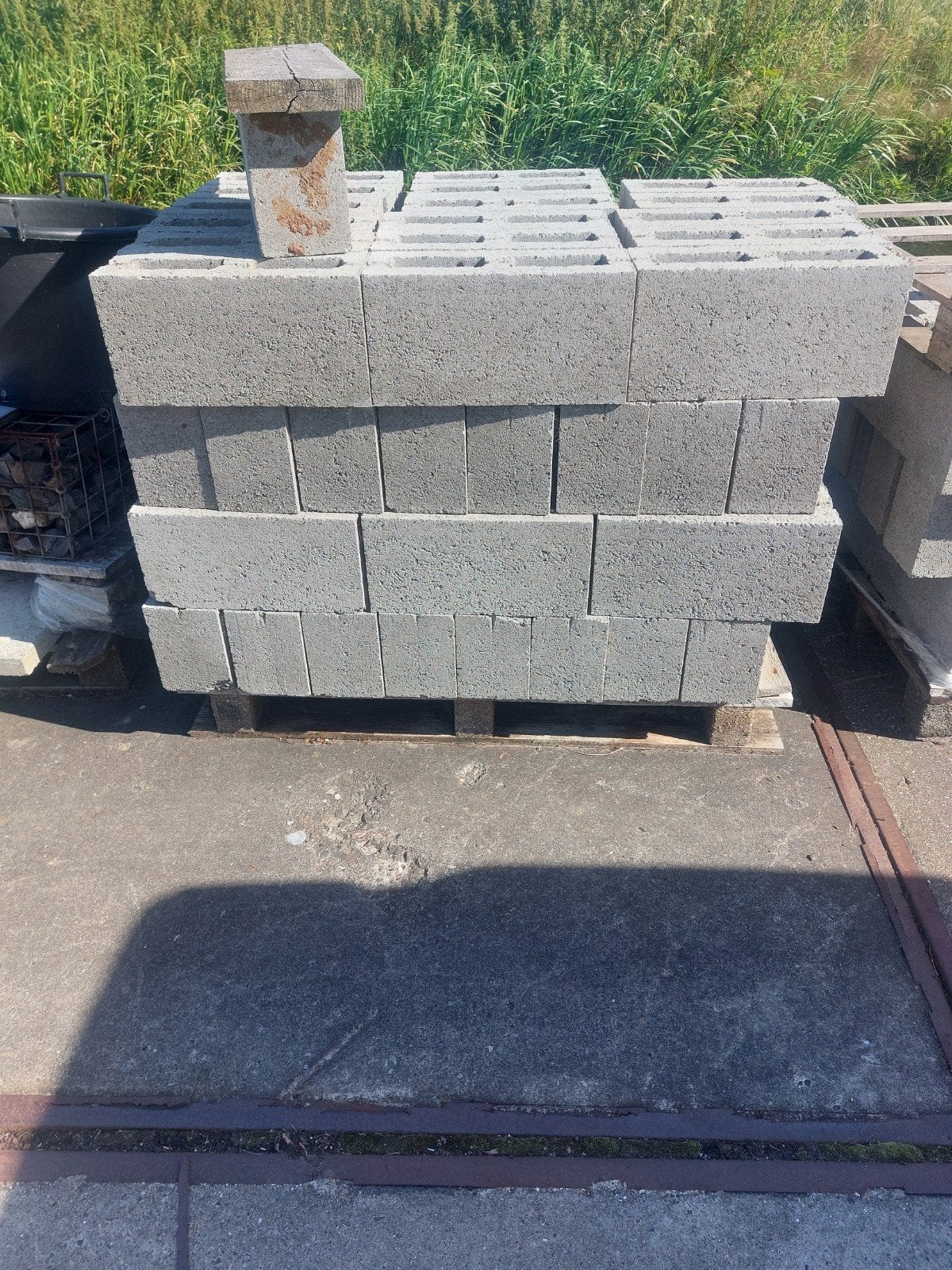 Betonblokken 390x140x190 mm, Doe-het-zelf en Verbouw, Metselstenen, Ophalen, Nieuw, Beton