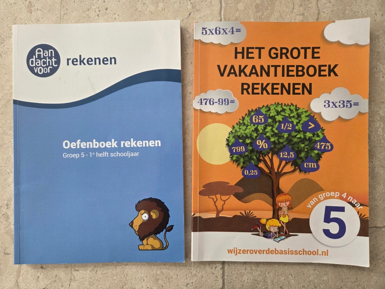 Oefenboek Rekenen Groep 5 & Vakantieboek Groep 4 naar 5, Ophalen of Verzenden, Gelezen, Overige niveaus, Nederlands