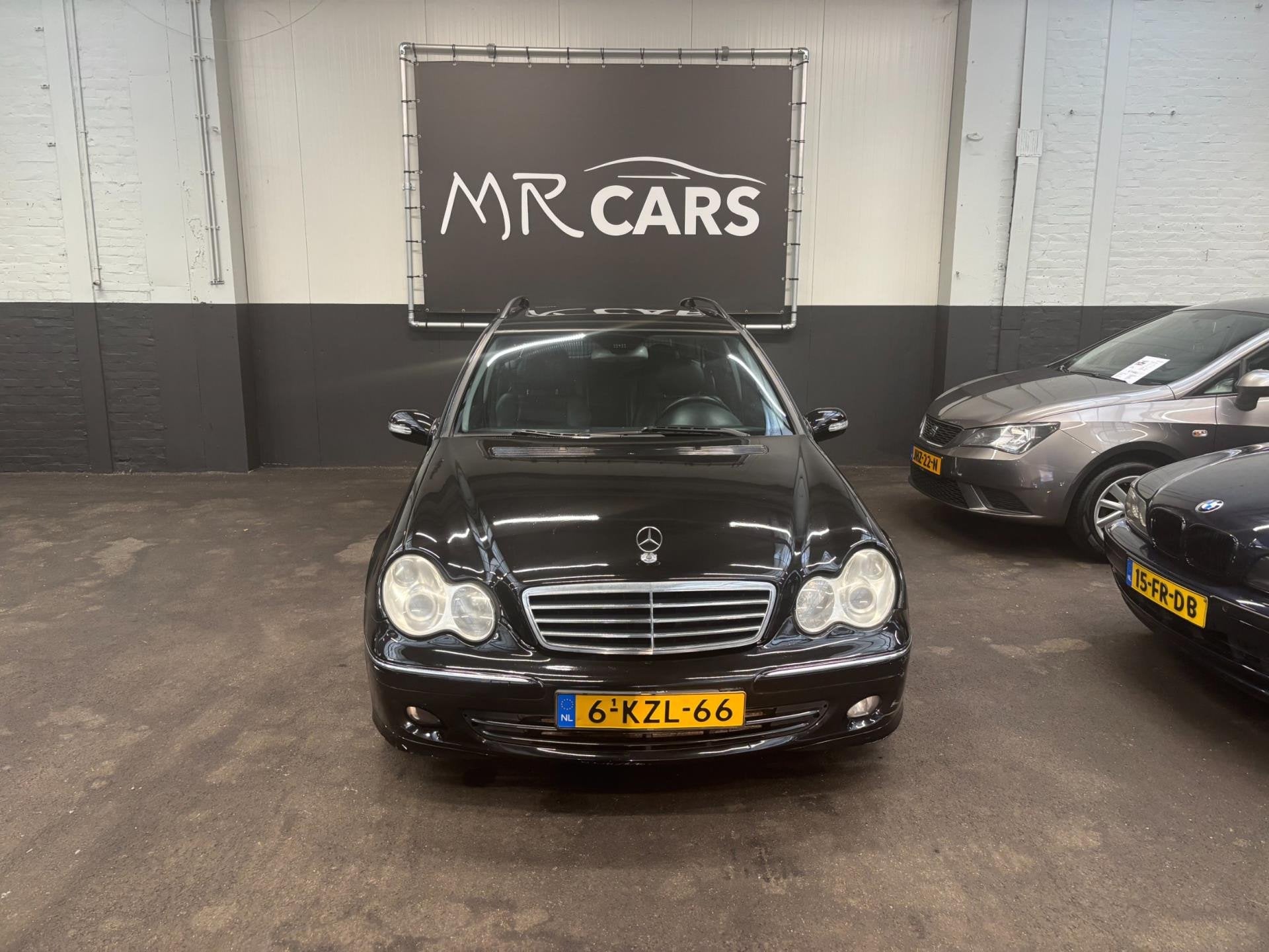 Mercedes-Benz C-klasse Combi 270 CDI Elegance leder/schuifda, Auto's, Automaat, Achterwielaandrijving, Gebruikt, Zwart