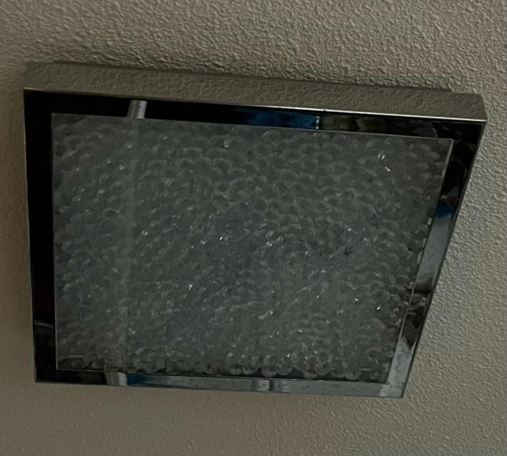 Kristal lamp, Ophalen, Zo goed als nieuw, Glas