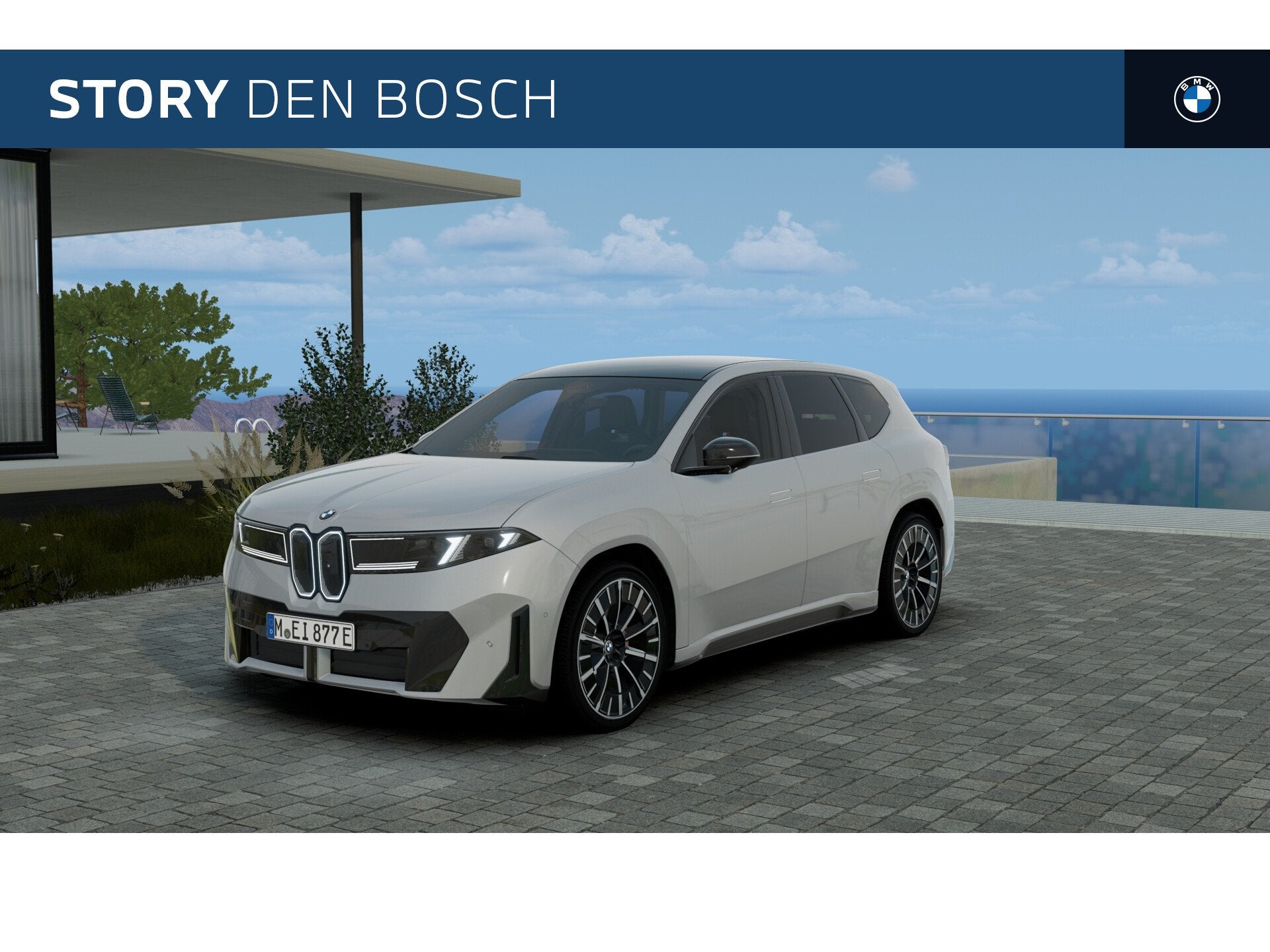 BMW iX3 40 eDrive / Panoramadak / 3D Head-Up / M Sportstoele, Auto's, Automaat, Dealer onderhouden, Zwart, Leder