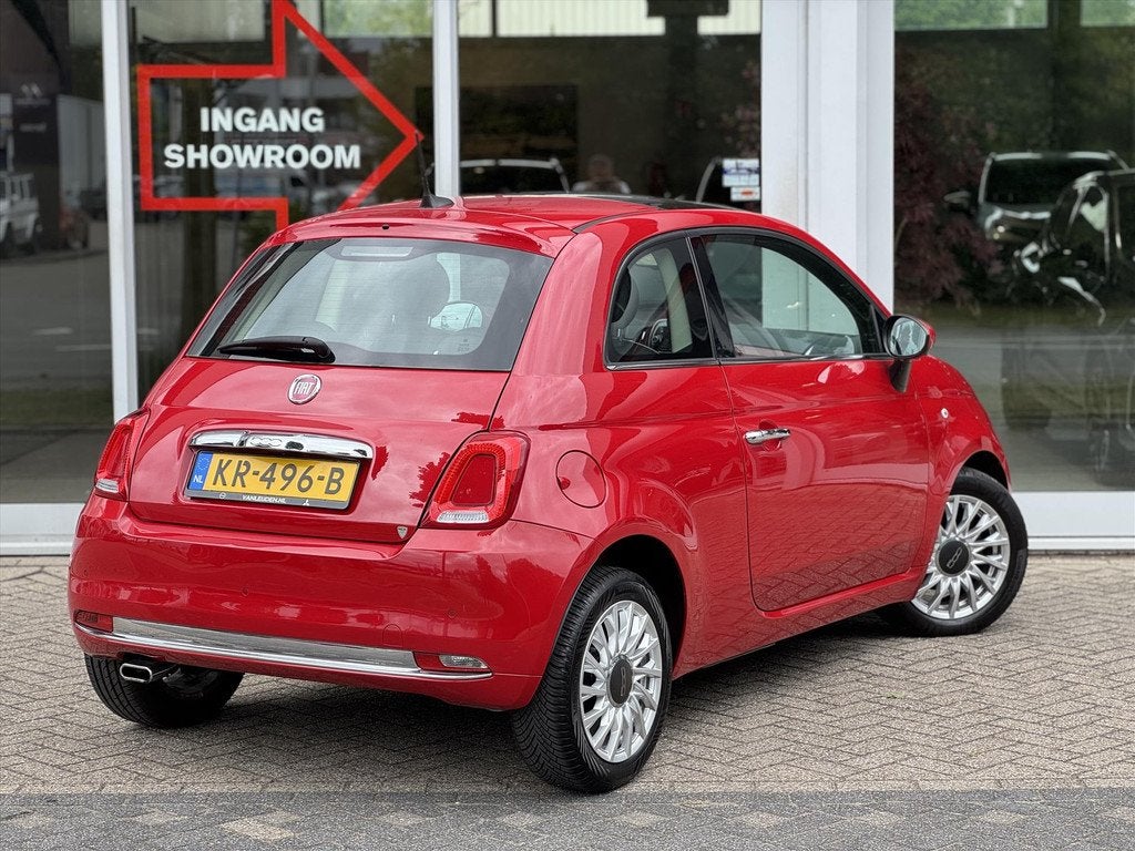 FIAT 500 0.9 Turbo Lounge | Navigatie | Panoramadak | ECC, Stof, Gebruikt, 905 kg, Origineel Nederlands