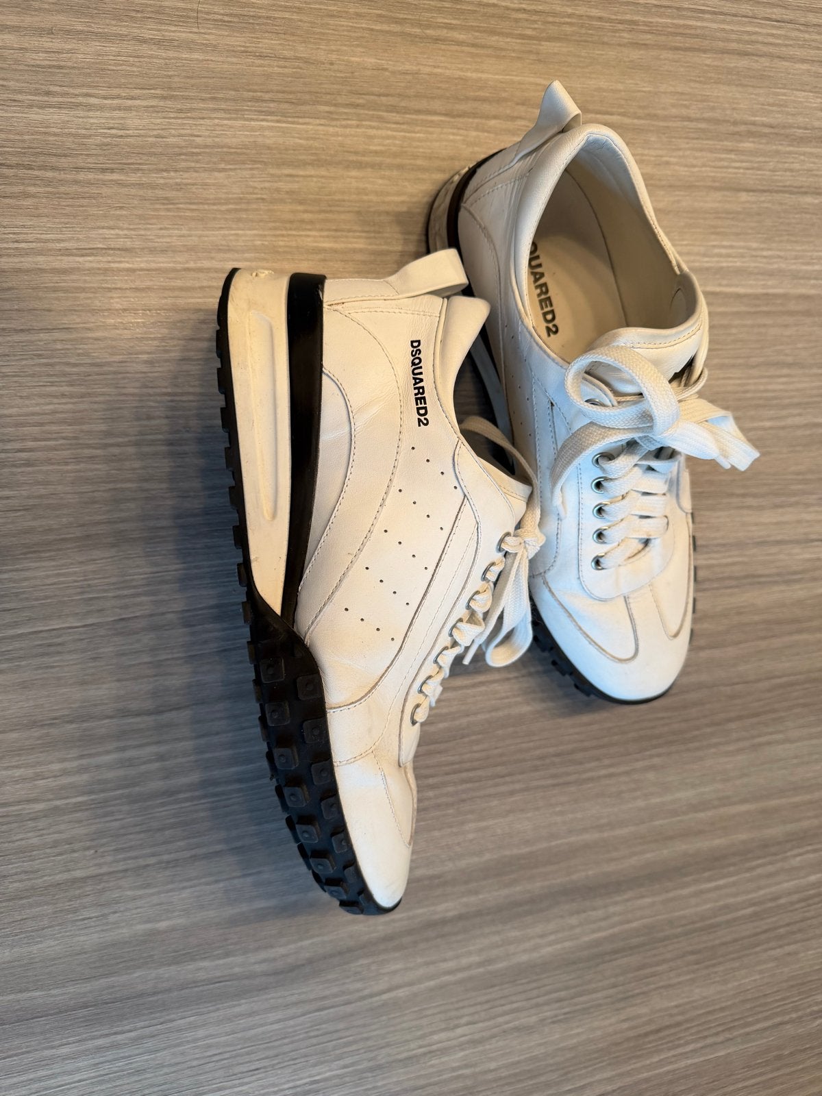Dsquared2 sneakers wit maat 41, Ophalen, Wit, Sneakers of Gympen, Zo goed als nieuw