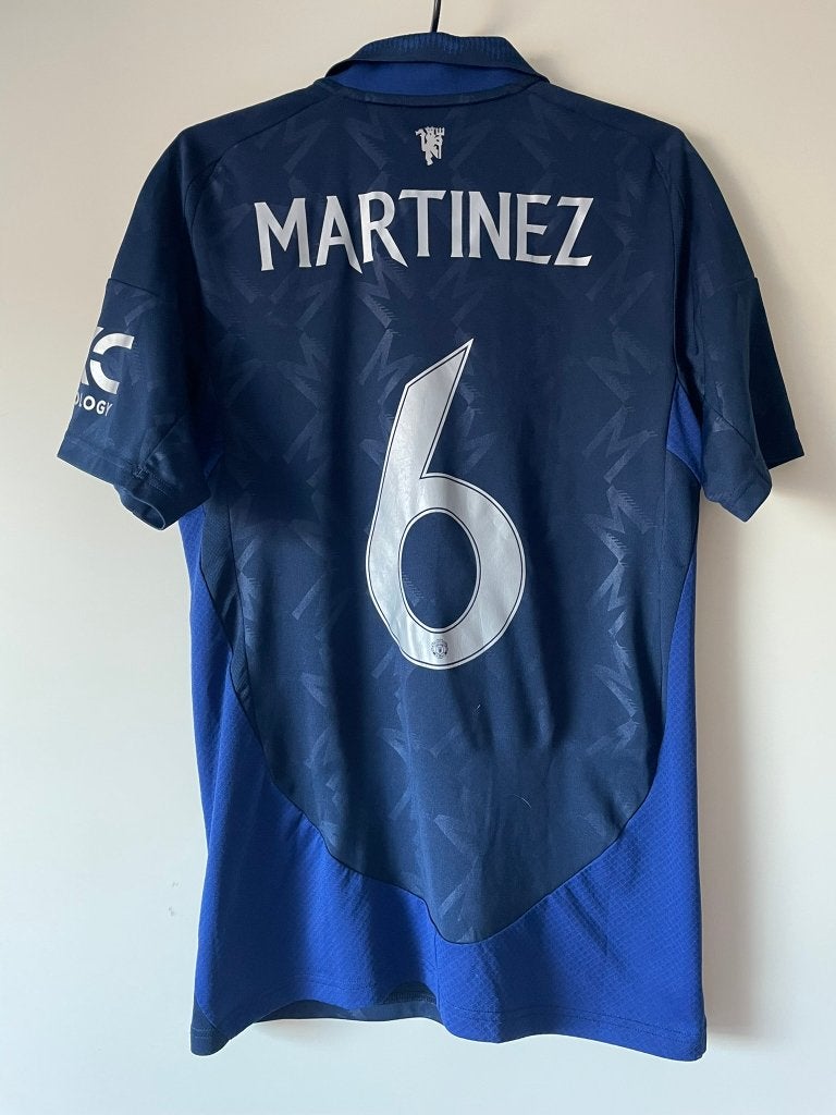 Martinez #6 Manchester United Adidas Voetbalshirt Maat S, Blauw, Ophalen of Verzenden, Zo goed als nieuw, Adidas