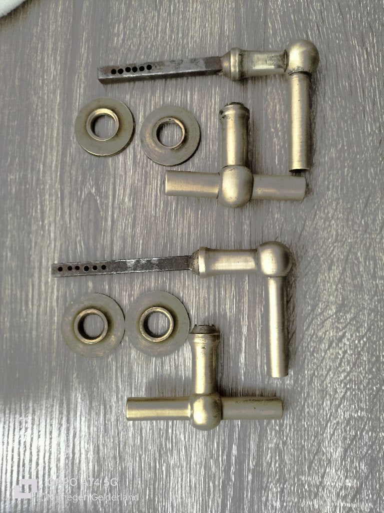 deurklinken messing antiek, Verzenden, Koper