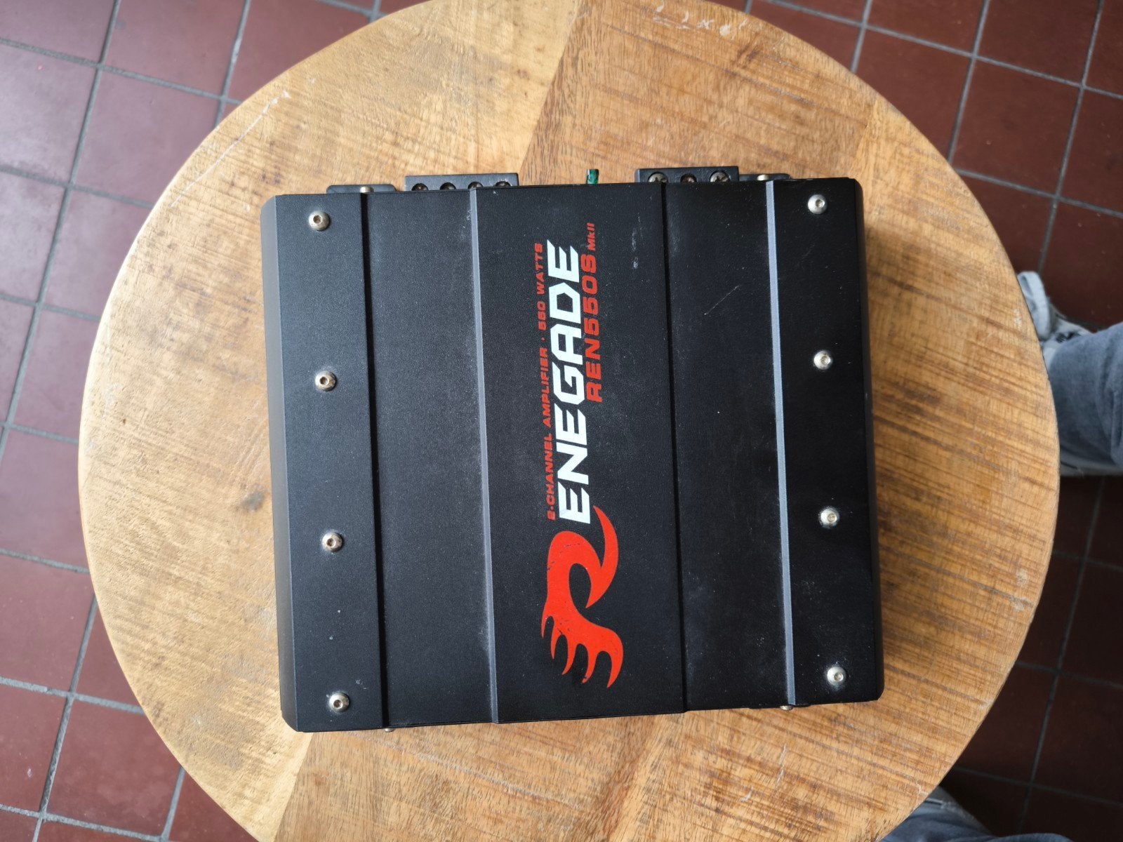 Renegade REN550S MKII 2-kanaals versterker 550 watt, Overige merken, Gebruikt, Ophalen of Verzenden, 120 watt of meer
