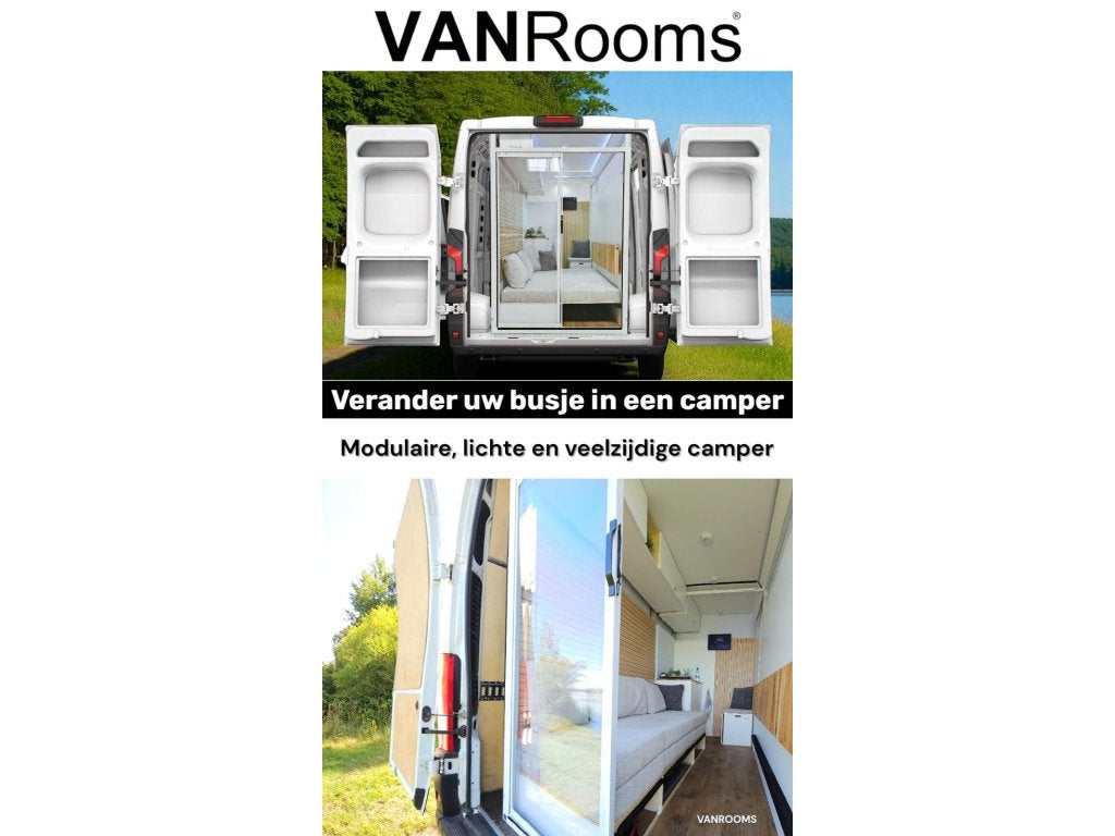 VANRooms, Caravans en Kamperen, Campers, Bedrijf, Buscamper of Camperbus, Overige merken, Overige merken