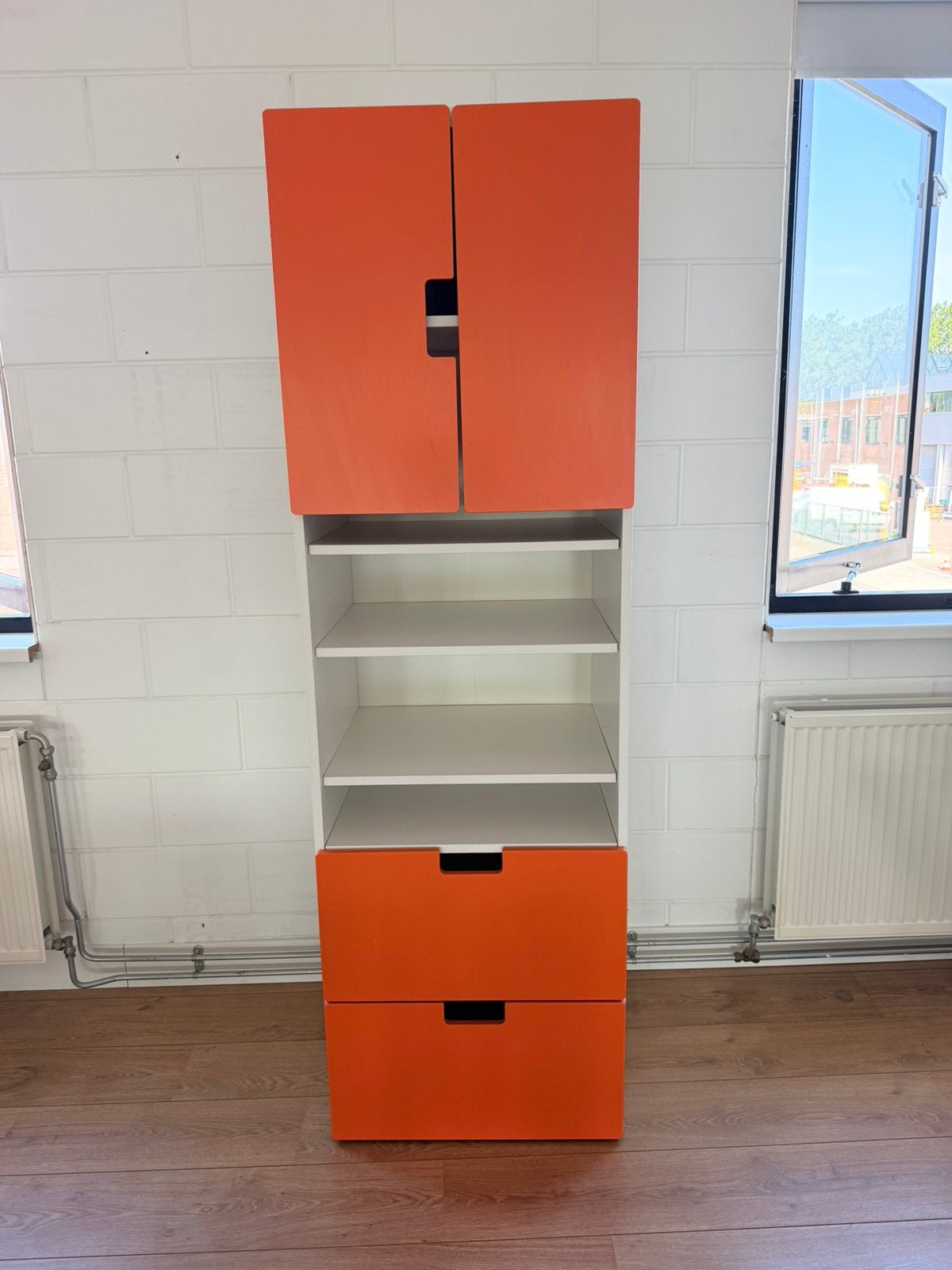 IKEA STUVA kast oranje – opbergkast met lades & deuren, Ophalen, Gebruikt
