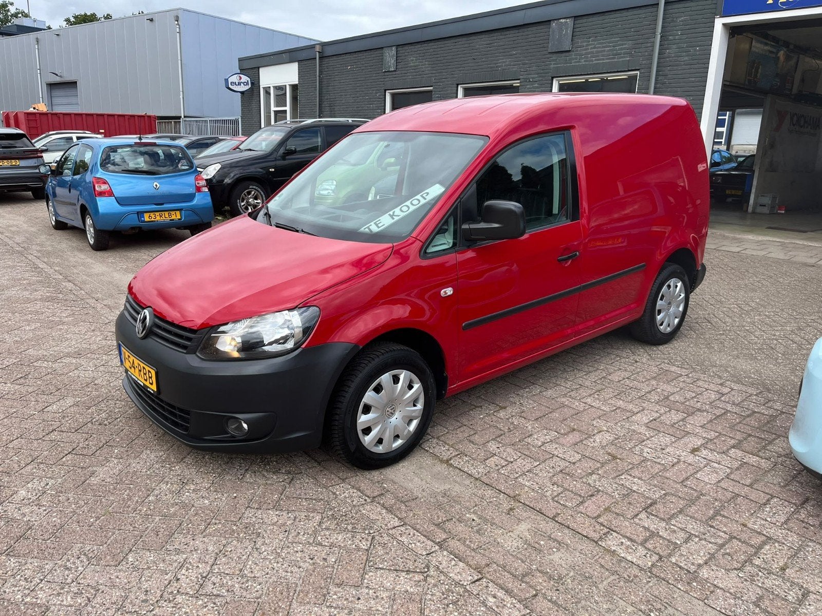 Volkswagen Caddy 1.2 Benzine  2011 Rood Airco APK, Auto's, 15 km/l, 1295 kg, 4 cilinders, Volkswagen