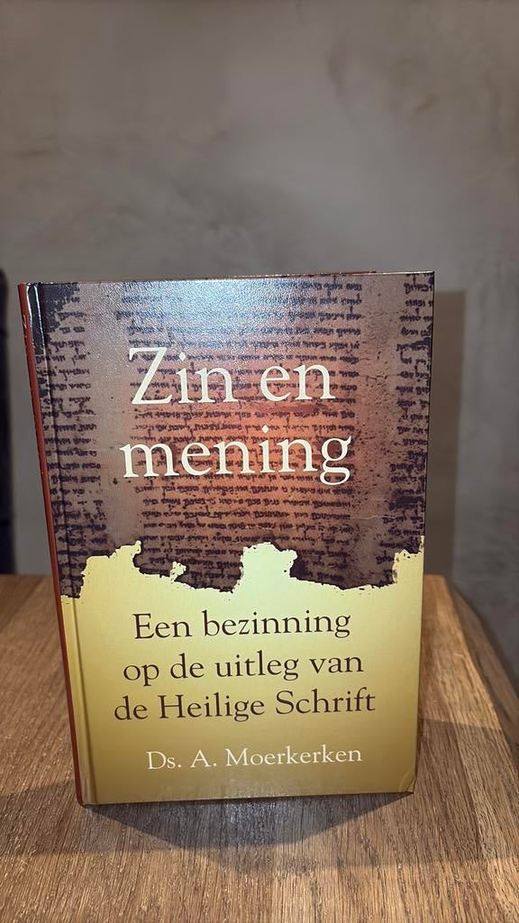 KR-1 Ds A. Moerkerken - Zin en mening, Ophalen of Verzenden, Zo goed als nieuw, A. Moerkerken