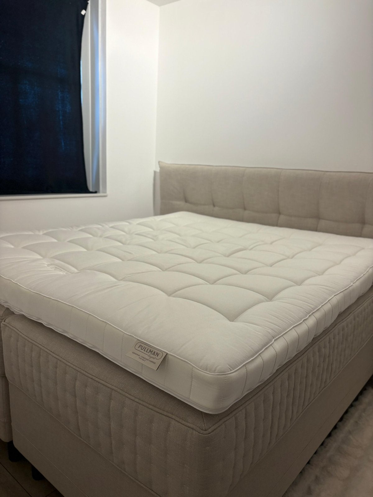 Topper pullman. 180x210, 210 cm, Tweepersoons, Ophalen of Verzenden, Zo goed als nieuw