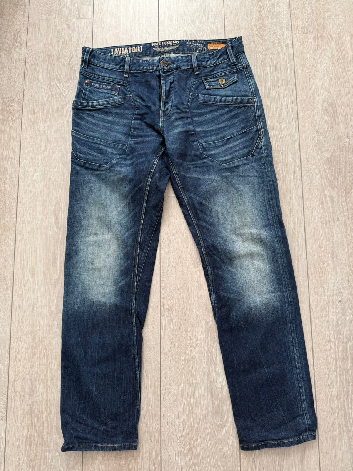 Pme legend jeans aviator maat 34-32, Kleding | Heren, Spijkerbroeken en Jeans, Ophalen of Verzenden, Zo goed als nieuw, Blauw