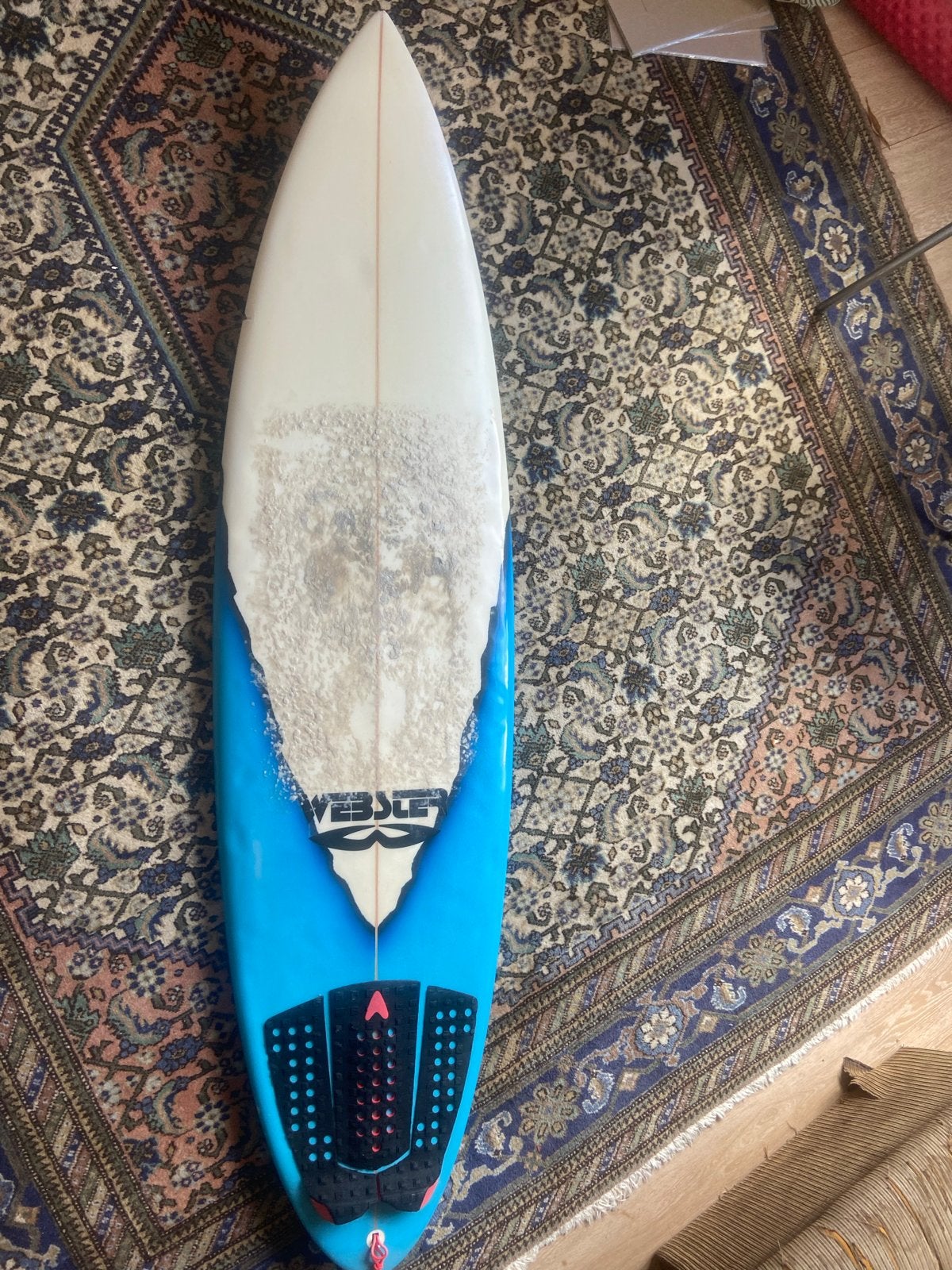 Webster Napalm Shortboard 6'1" - Gebruikt, Ophalen, Gebruikt, Shortboard