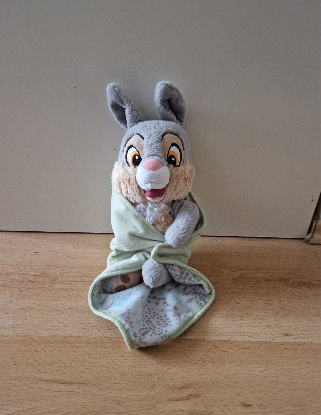 disney knuffel stampertje konijn bambi dekentje deken baby, Ophalen of Verzenden, Zo goed als nieuw, Konijn