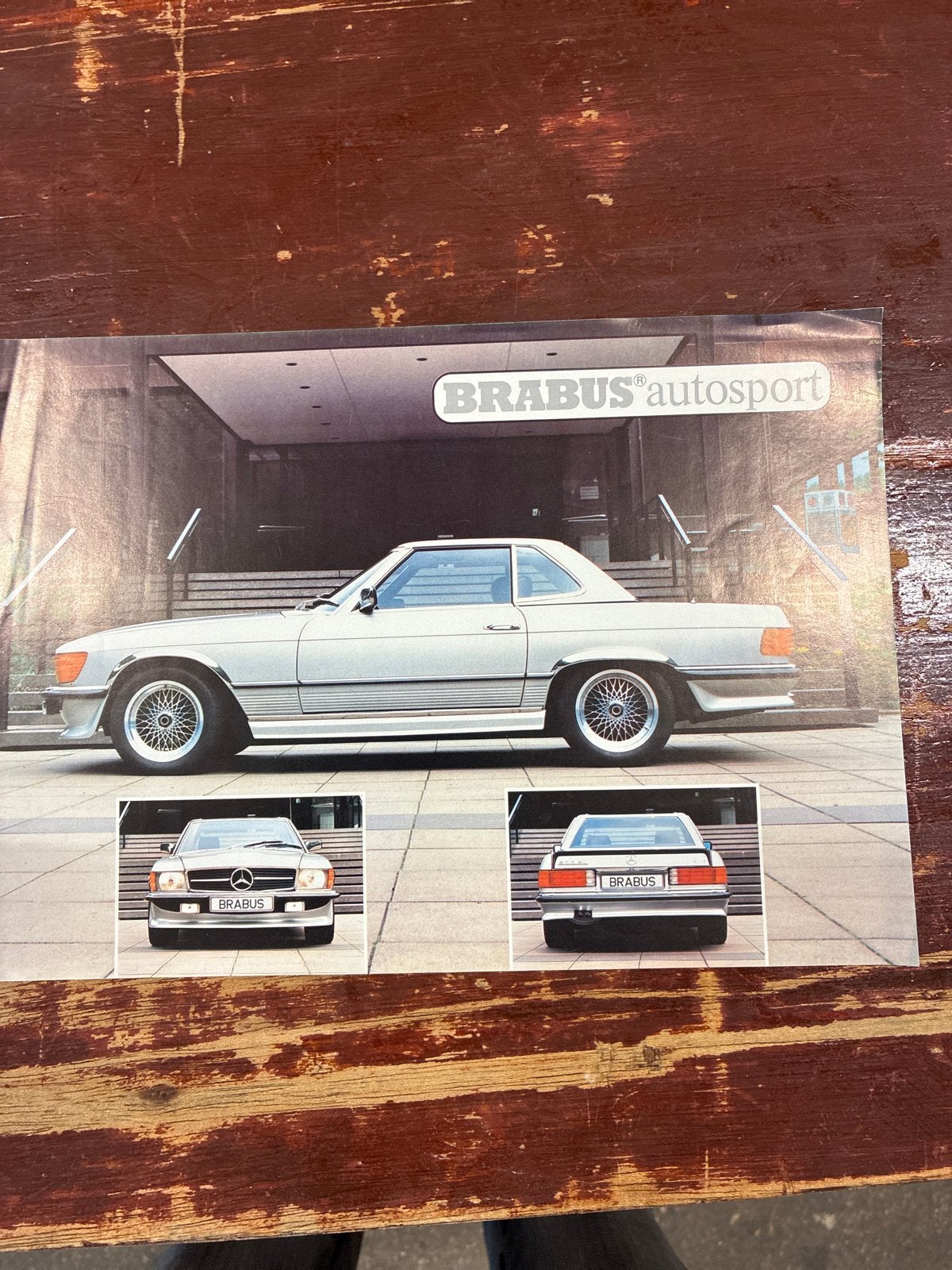 Brabus W 107 autosport brochure, Ophalen of Verzenden, Zo goed als nieuw, Mercedes