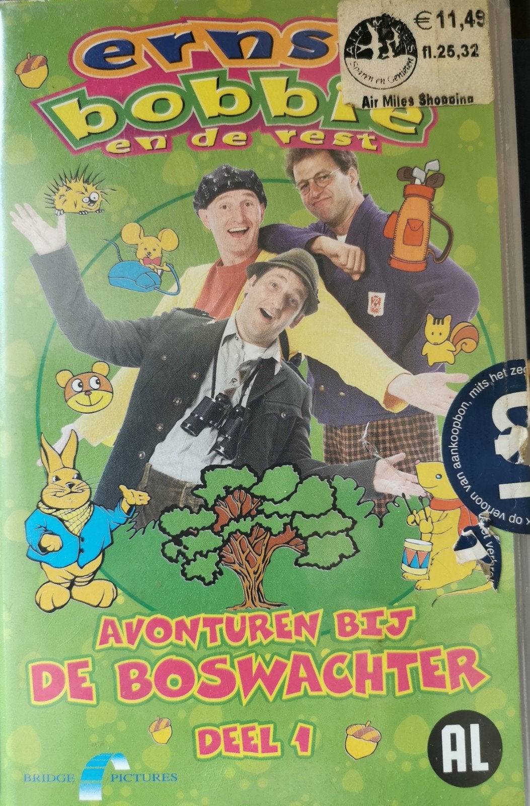 Ernst, Bobbie en de Rest - Avonturen Bij De Boswachter (VHS), Cd's en Dvd's, Alle leeftijden, Ophalen of Verzenden, Gebruikt
