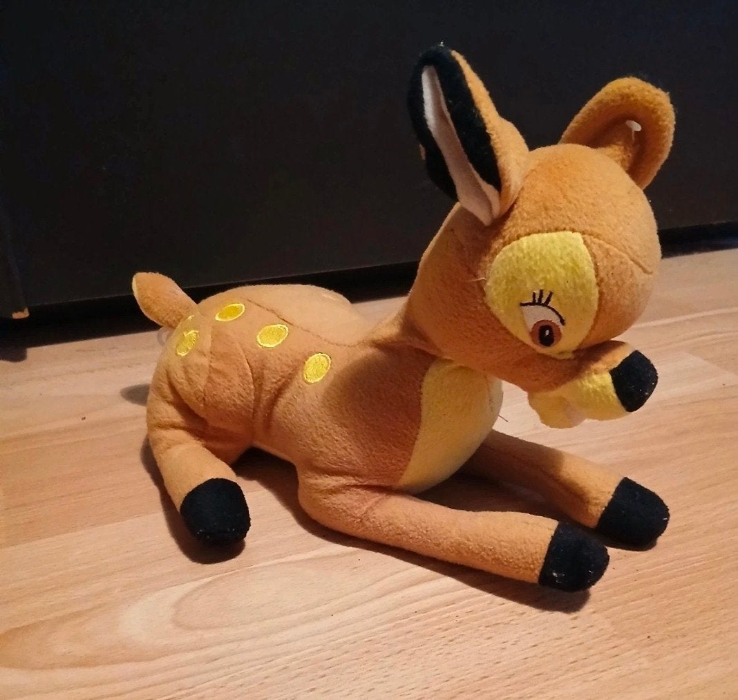 Disney Bambi knuffel van Action - Zo goed als nieuw, Kinderen en Baby's, Overige merken, Disney, Overige typen, Ophalen of Verzenden