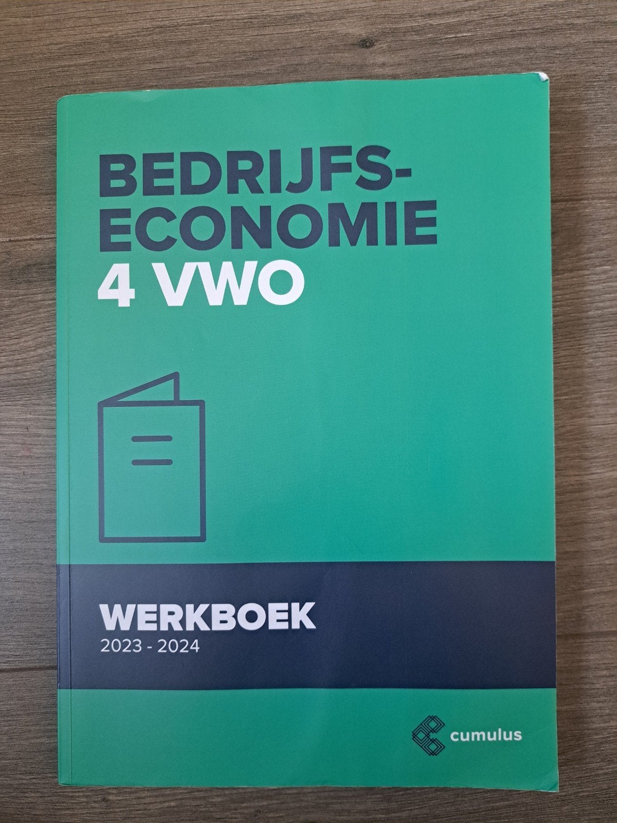 Cumulus Bedrijfseconomie 4 VWO Werkboek 2023-2024, Boeken, Studieboeken en Cursussen, Zo goed als nieuw, Overige niveaus, Gamma