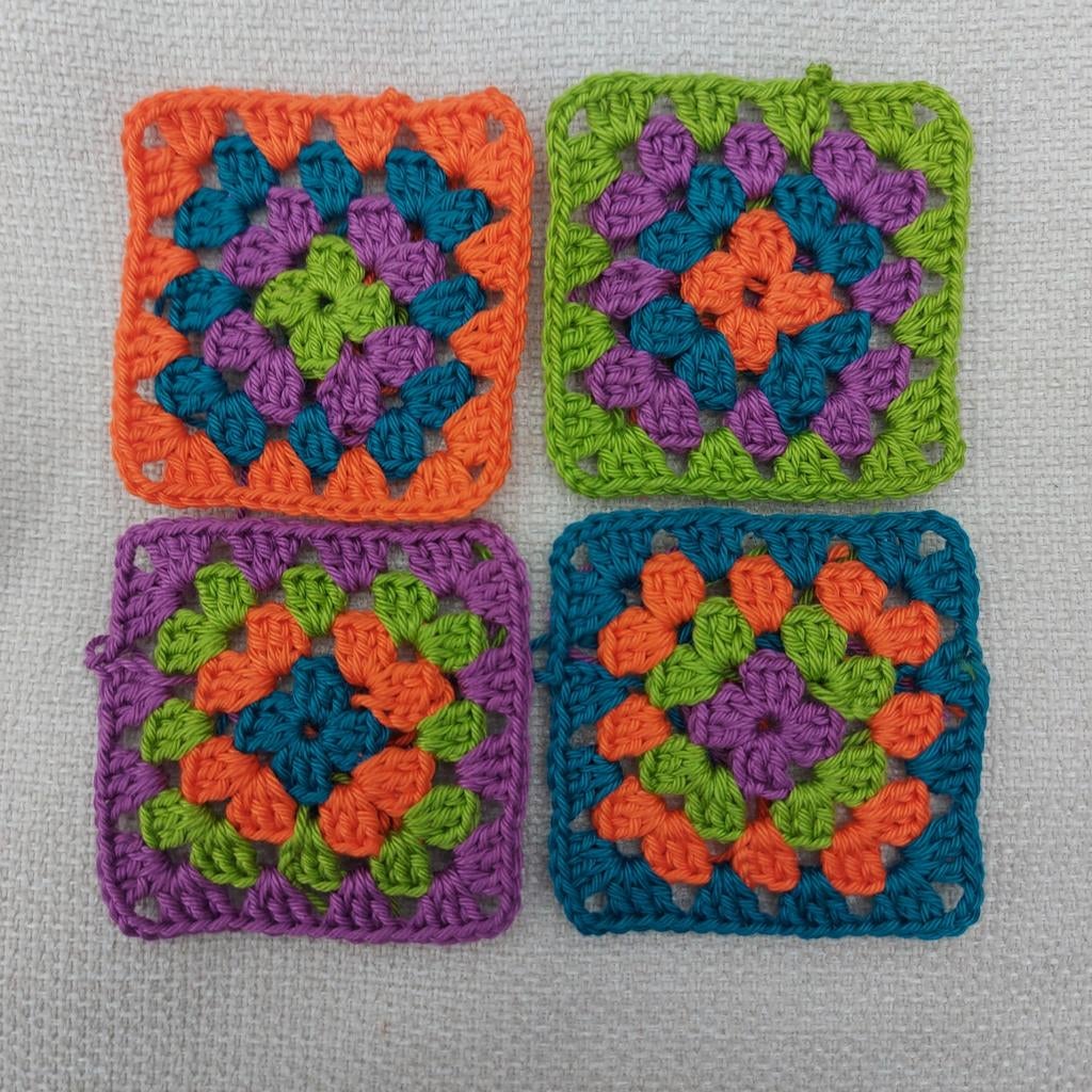 Gehaakte granny square, Ophalen of Verzenden, Nieuw, Haken, Overige typen
