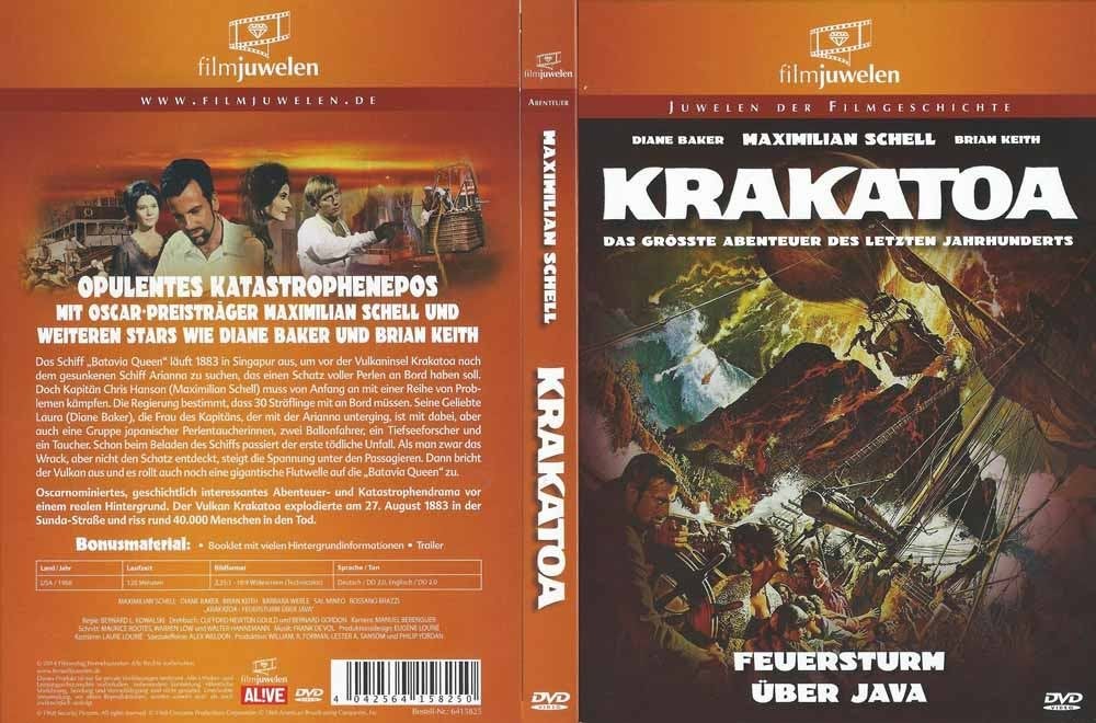 Krakatoa, East of Java 1968 DVD met Maximilian Schell, Alle leeftijden, Ophalen of Verzenden, Zo goed als nieuw, Actie en Avontuur