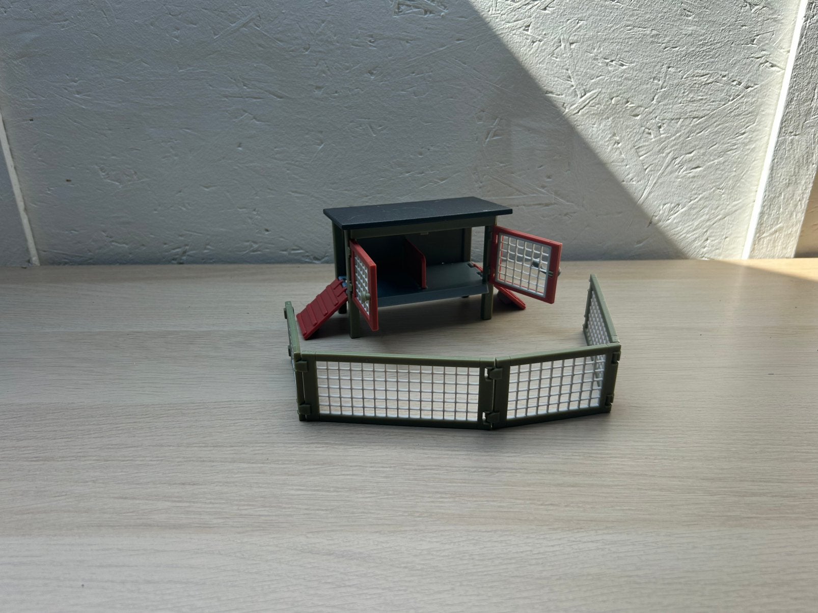 Schleich konijnenhok, Ophalen of Verzenden, Zo goed als nieuw, Paard, Beeldje of Figuurtje