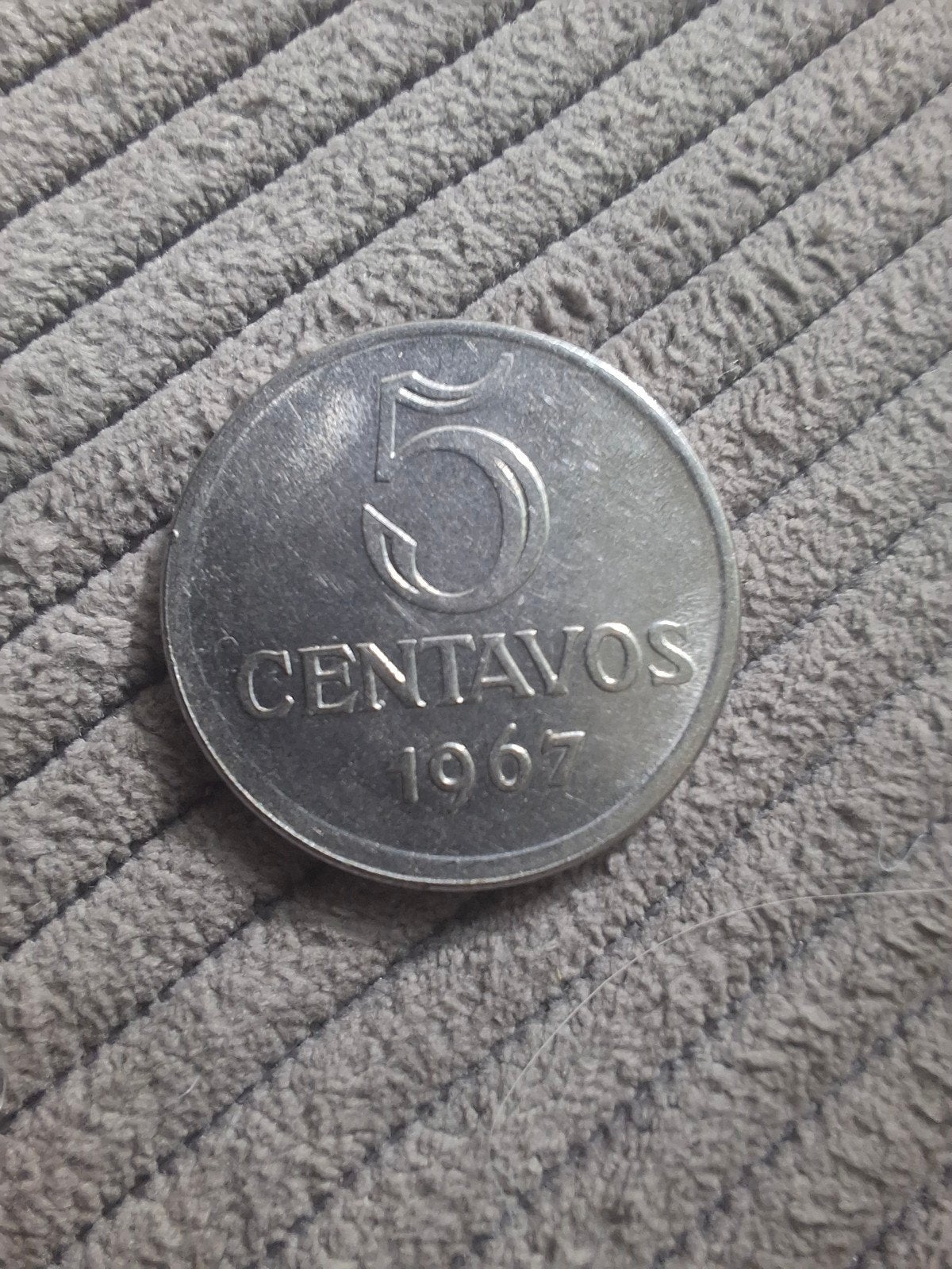 5 Centavos 1967 munt Brazilië, Postzegels en Munten, Munten | Amerika, Ophalen of Verzenden, Losse munt