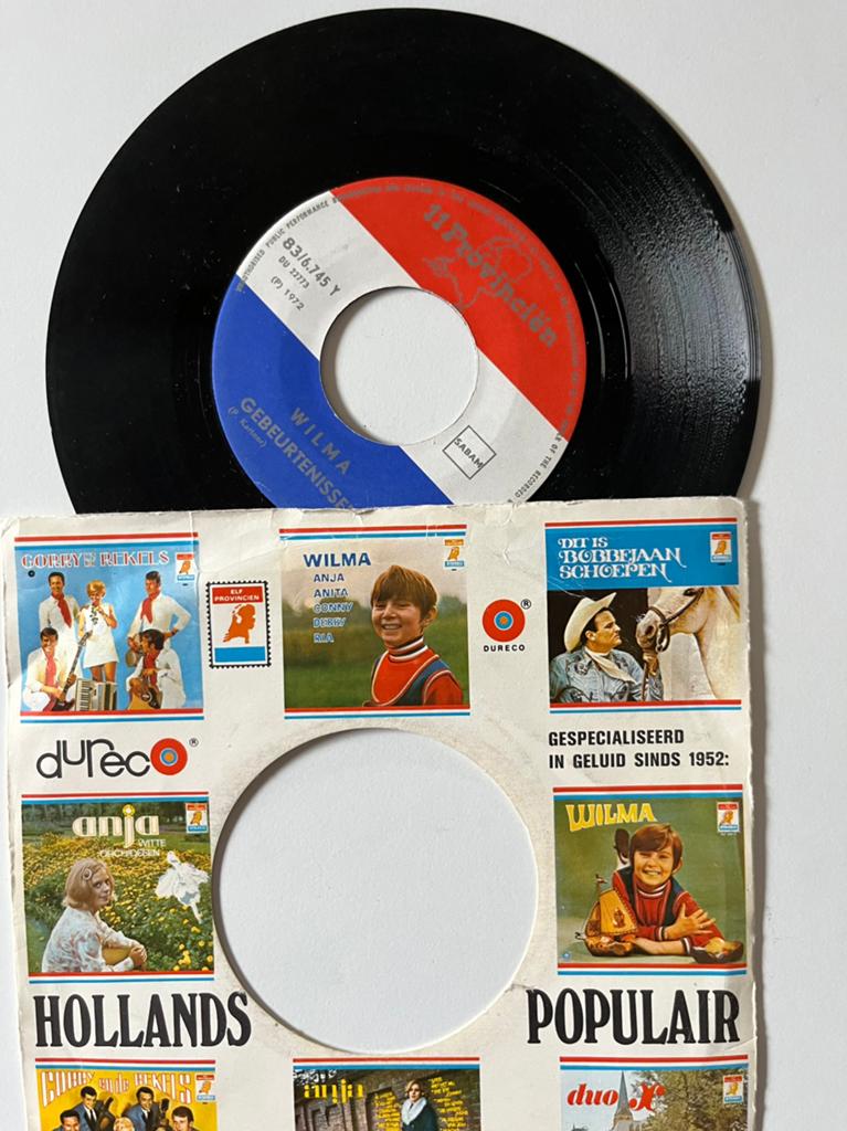 Wilma “ Gebeurtenissen “, Cd's en Dvd's, Vinyl Singles, Ophalen of Verzenden, Zo goed als nieuw, Nederlandstalig