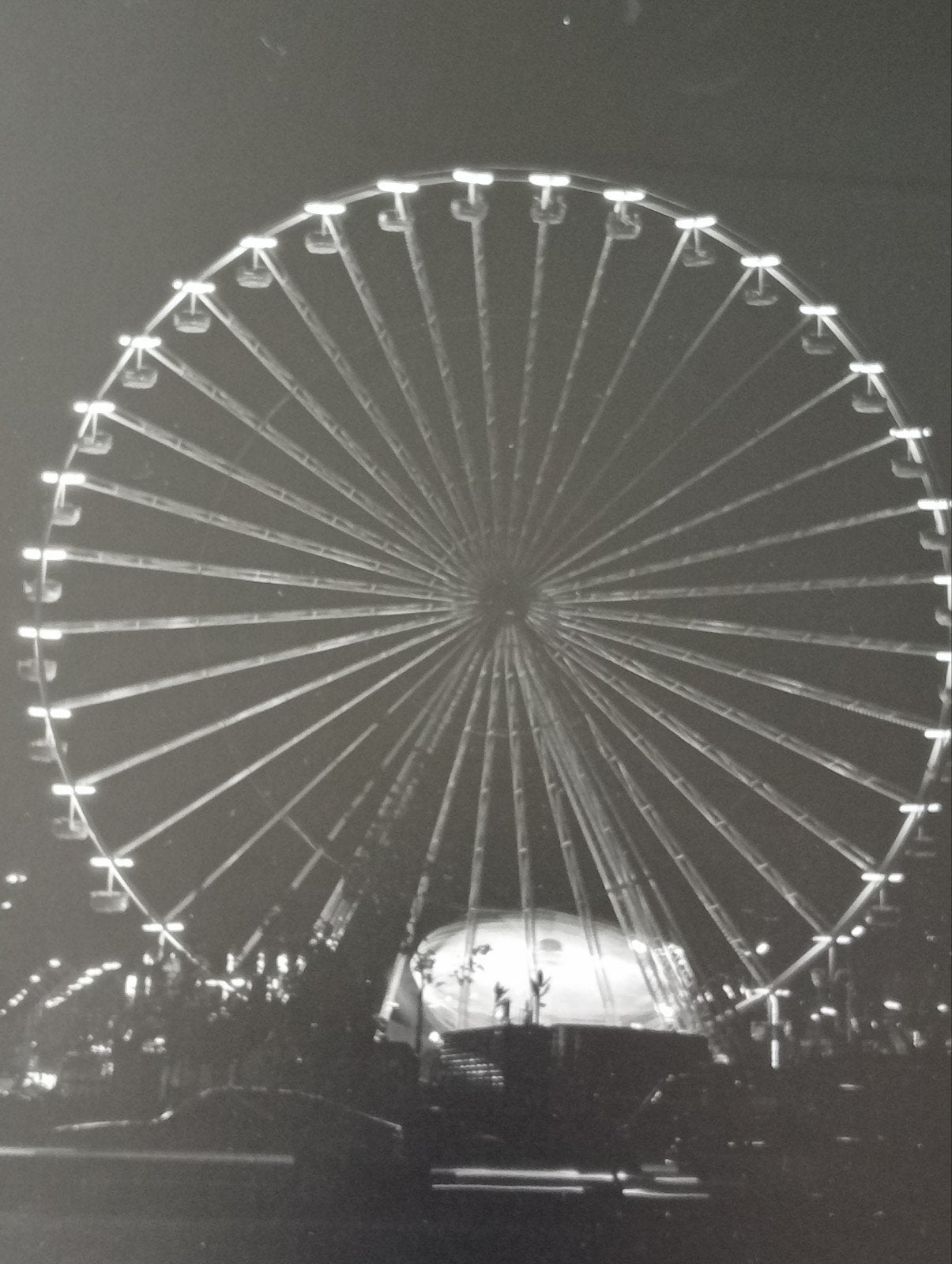 Reuzenrad Kermis jaren 30-50., Ophalen of Verzenden, 1940 tot 1960, Gebruikt