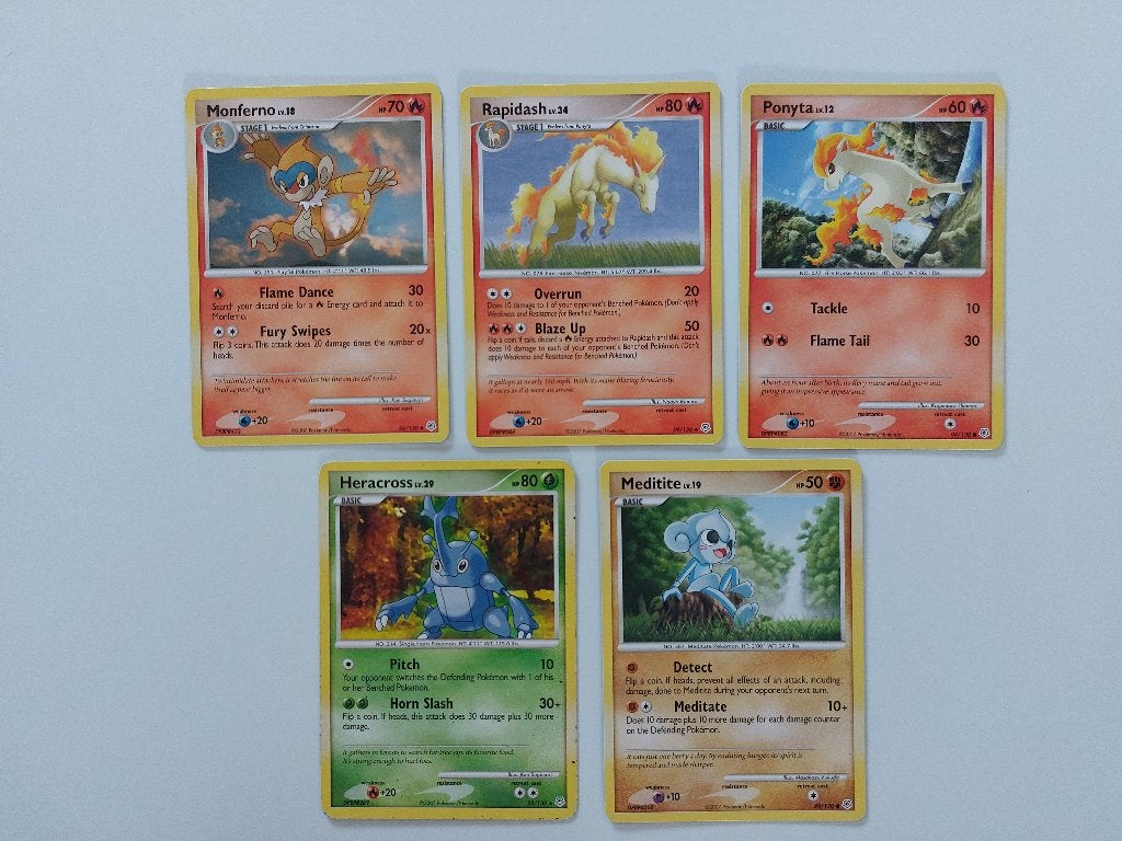 Pokémon kaarten - Diamond & Pearl, Ophalen of Verzenden, Zo goed als nieuw, Meerdere kaarten