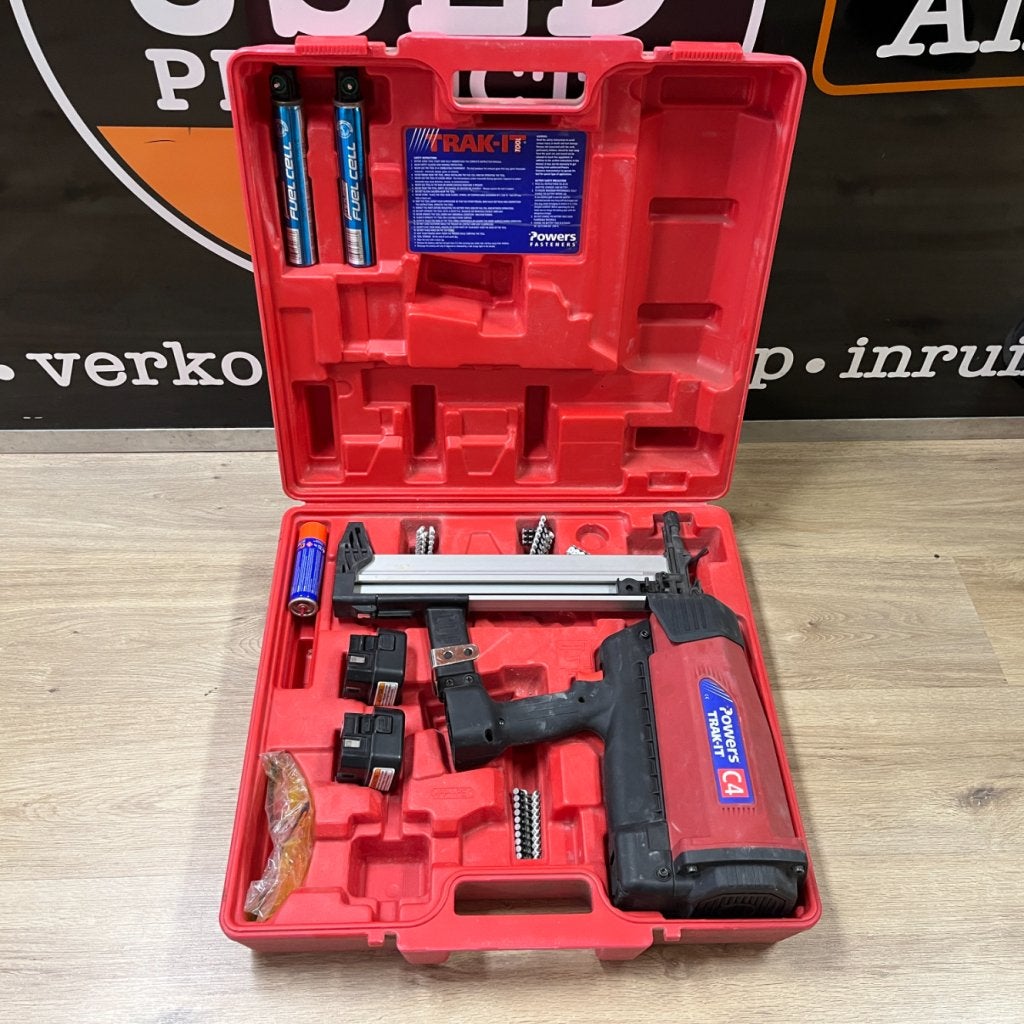 Powers Trak IT C4 Beton Schiethamer | In koffer, Flex Ltd., Gebruikt, https://flex.com/contact-us, Nobelstraat 10, 5807 GA Oostrum LB, Limburg, Nederland