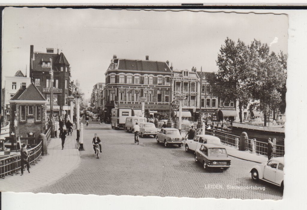 LEIDEN, Blauwepoortsbrug, Verzenden, 1940 tot 1960, Gelopen, Zuid-Holland