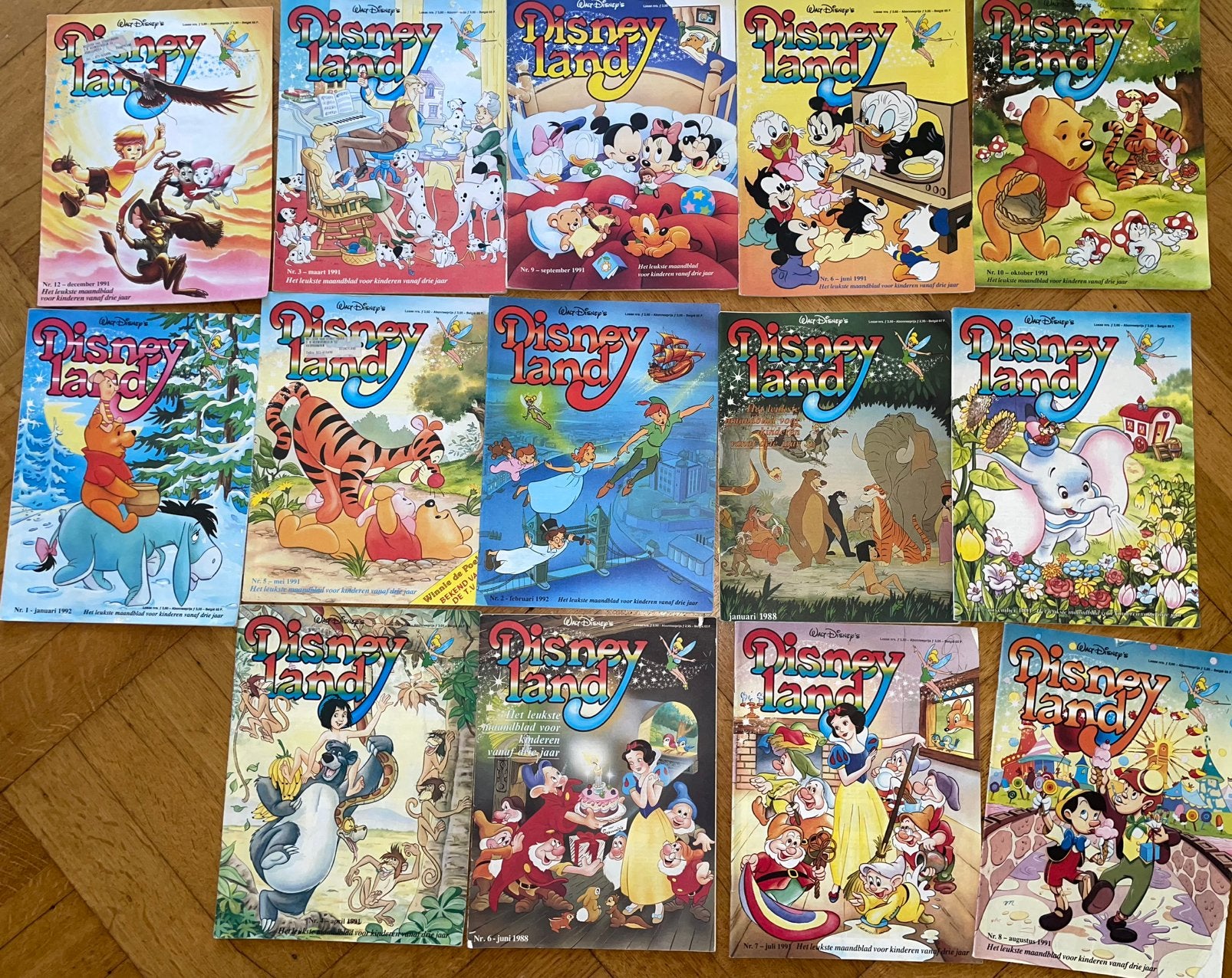 DisneyLand stripboeken walt disney collectie - 14 stuks, Boeken, Meerdere stripboeken, Ophalen of Verzenden, Zo goed als nieuw