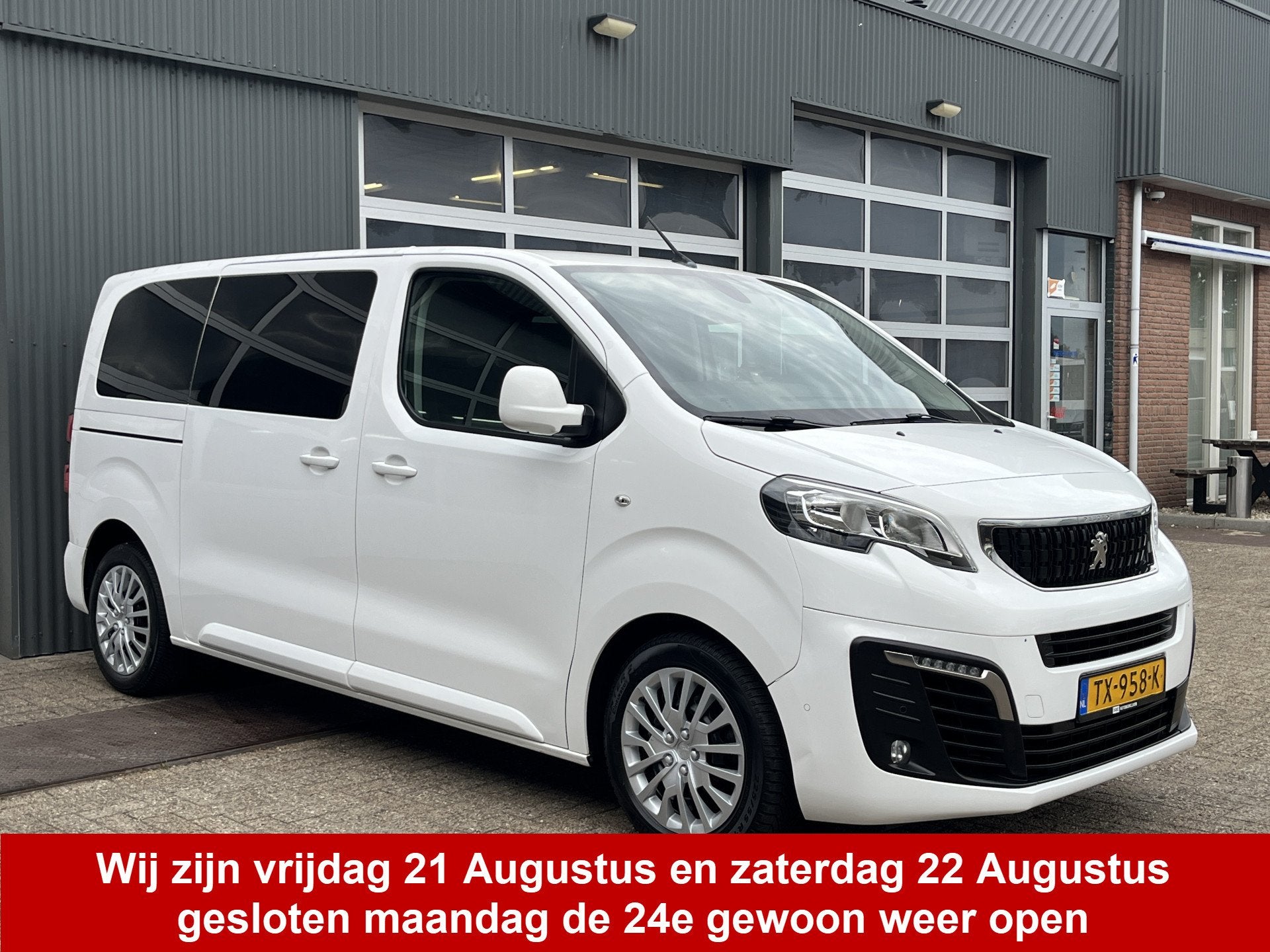 Peugeot Traveller 2.0 BlueHDi Airco Cruise controle Navigati, Auto's, Peugeot, Stof, Gebruikt, Wit, Origineel Nederlands