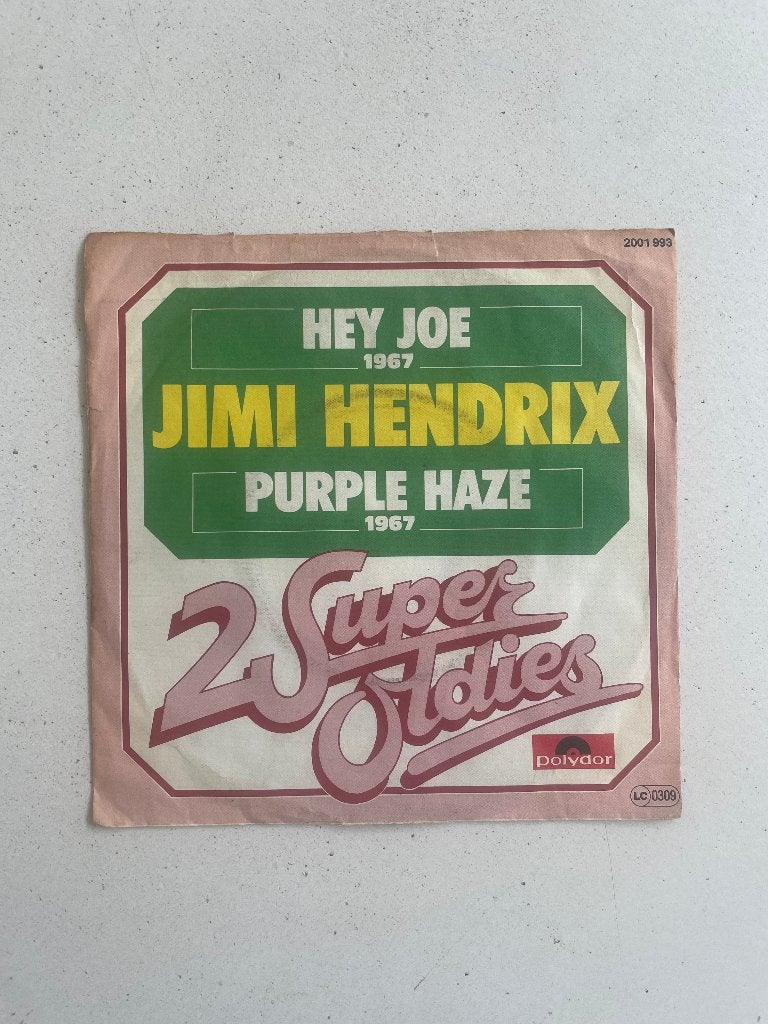 Jimi Hendrix - Hey Joe / Purple Haze, Gebruikt, Originele persing, 7 inch, Single