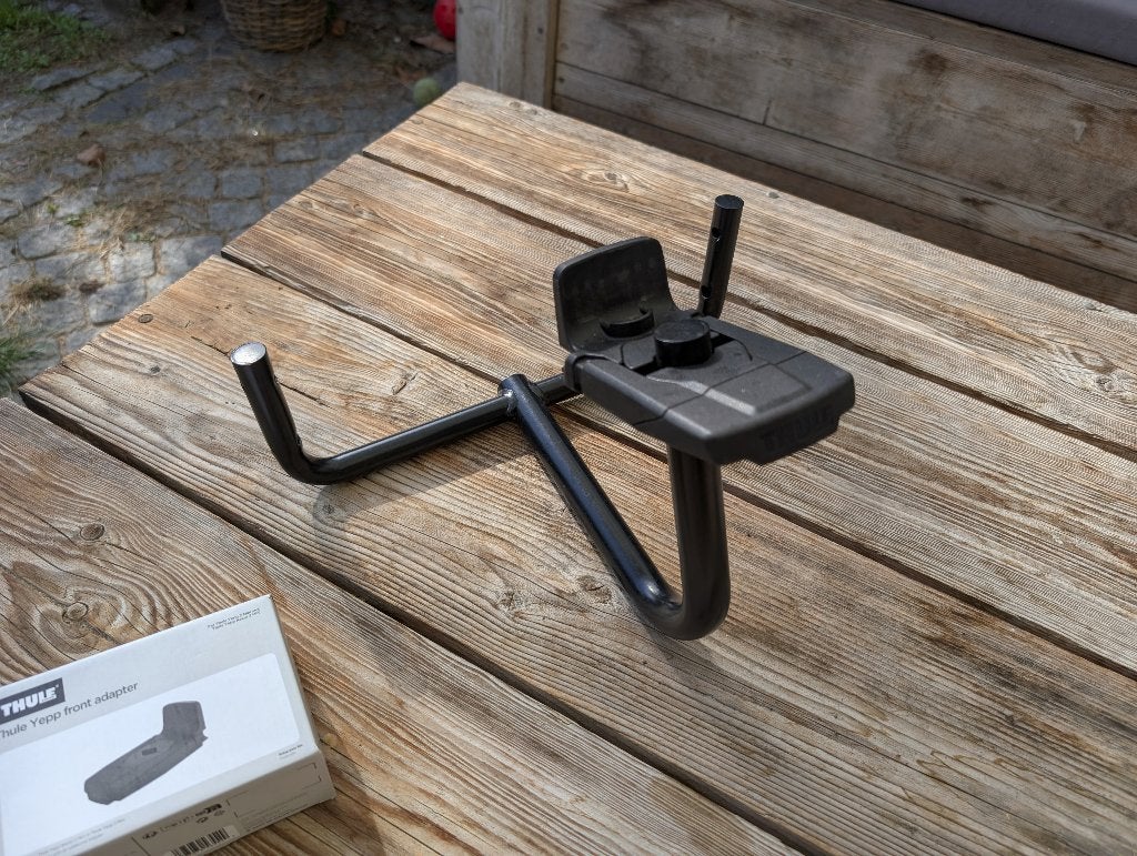 Gazelle Makki adapter kinderzitje + Thule Yepp front adapter, Ophalen, 0 t/m 18 kg, Gazelle Makki, Voorzitje