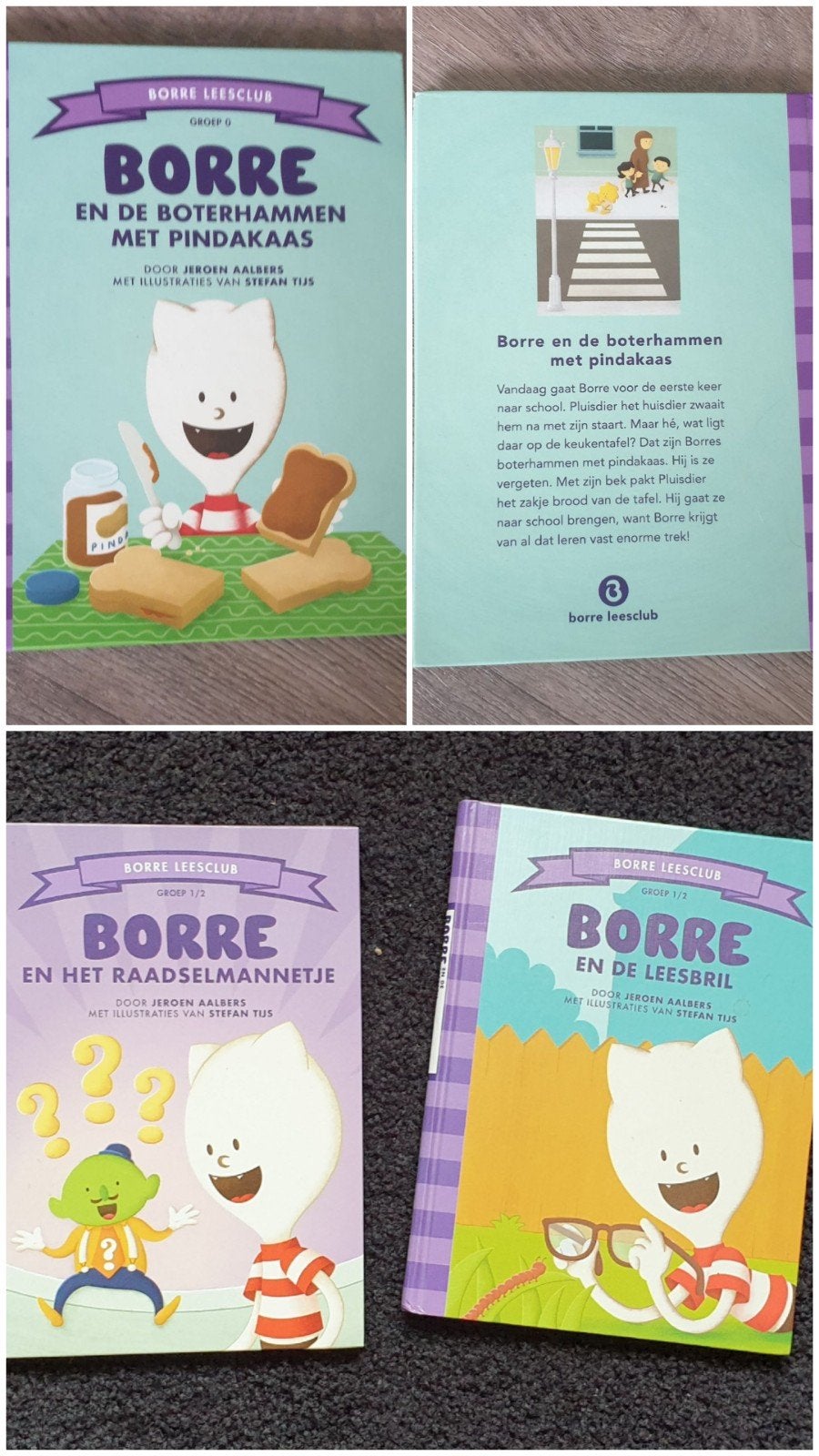 3 borre boekjes, Ophalen, Zo goed als nieuw, Fictie algemeen