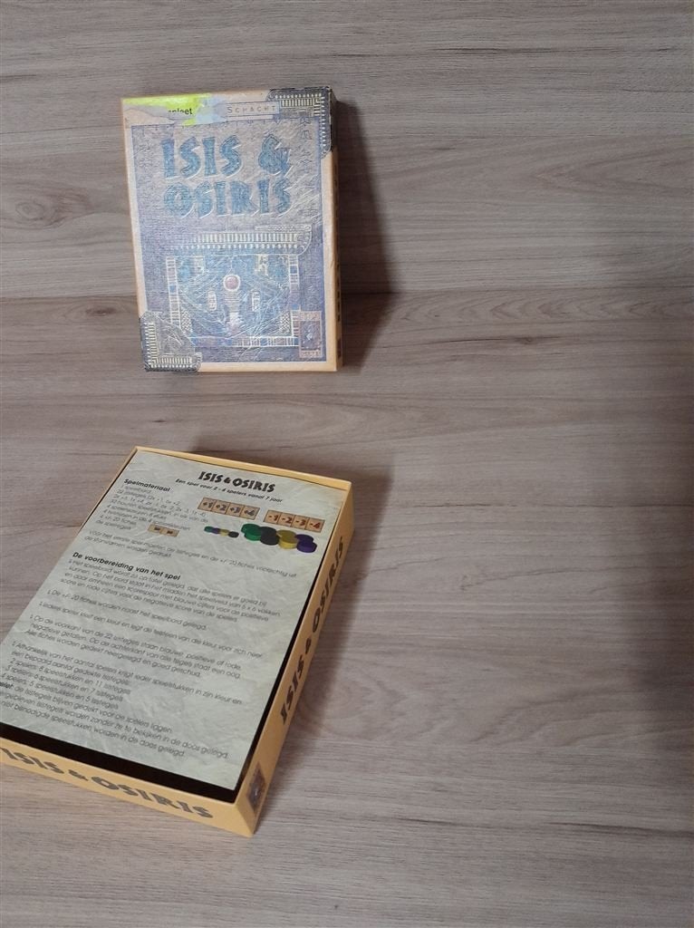 Isis en Osiris - 999 games - s3204, Hobby en Vrije tijd, Gezelschapsspellen | Bordspellen, Verzenden, Zo goed als nieuw