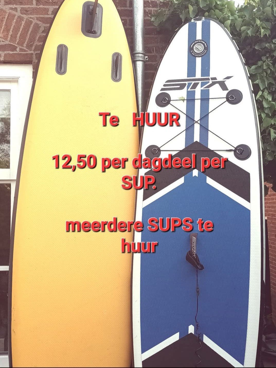 Sups te huur, Ophalen, SUP-accessoire