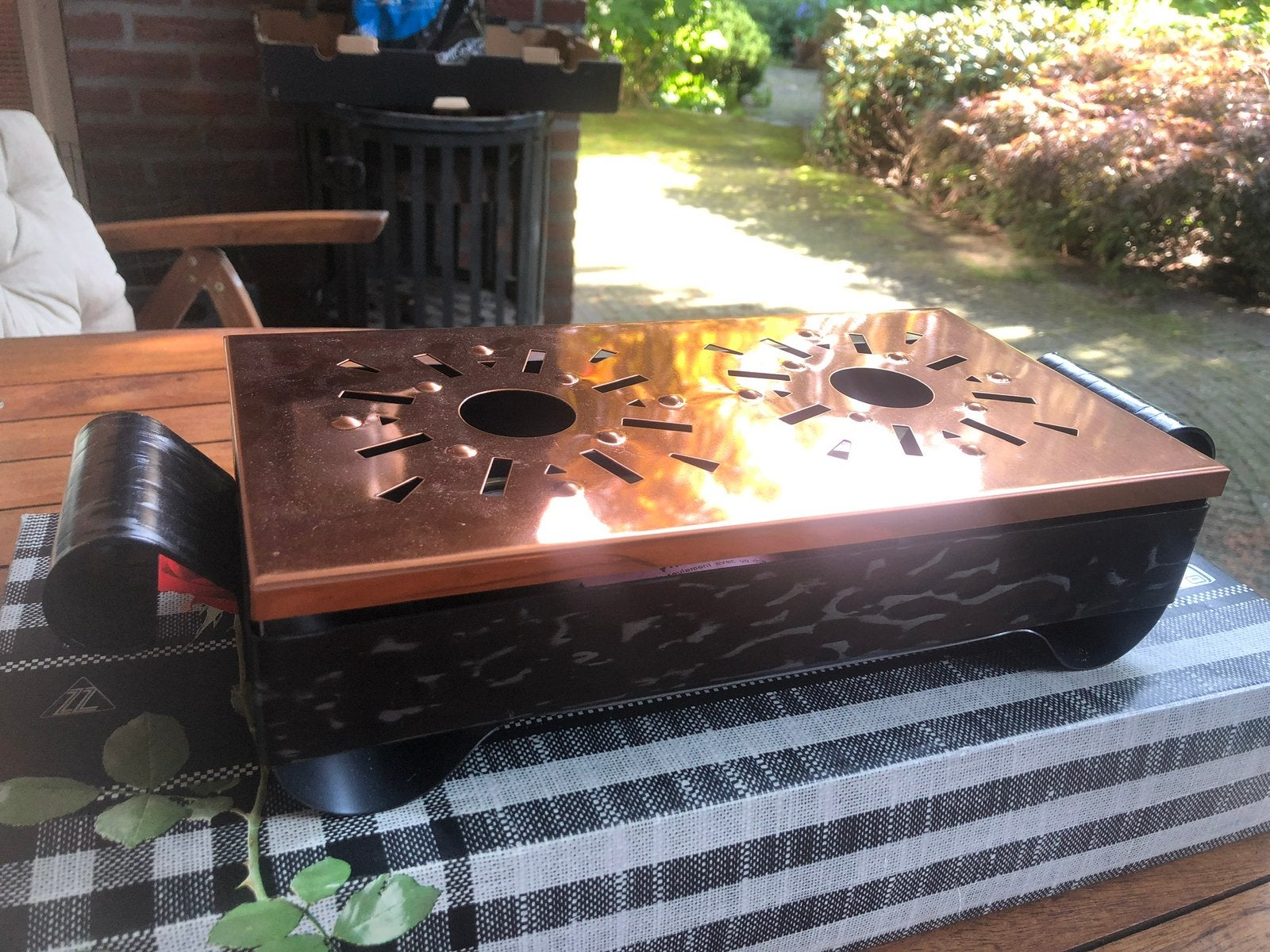 t.k.koperen rechaud Frankrijk vintage NIEUW, Ophalen, Koper