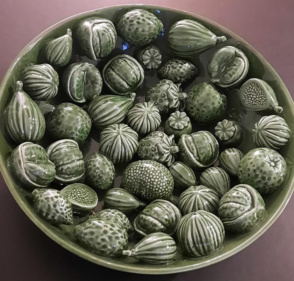 Van Roon fruitschaal, Ophalen, Aardewerk of Porselein, Nieuw, Minder dan 50 cm