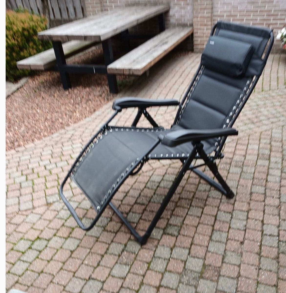 Te koop ligstoel. 1 jaar gebruikt( 169 euro bij Gamma), Ophalen, Zo goed als nieuw, Wicker