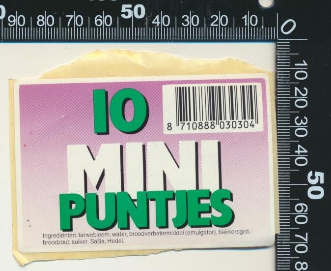 Sticker: 10 Mini Puntjes, Ophalen of Verzenden, Zo goed als nieuw, Bedrijf of Vereniging