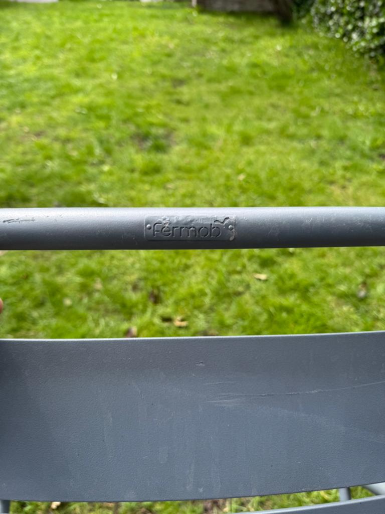 Fermob Luxembourg Lounge Low fauteuil met armleuning, Tuin en Terras, Ophalen, Gebruikt, Aluminium