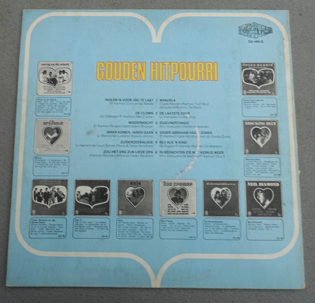 gouden hitpourri - LP, Cd's en Dvd's, Vinyl | Nederlandstalig, Gebruikt, Ophalen of Verzenden, Levenslied of Smartlap, 12 inch