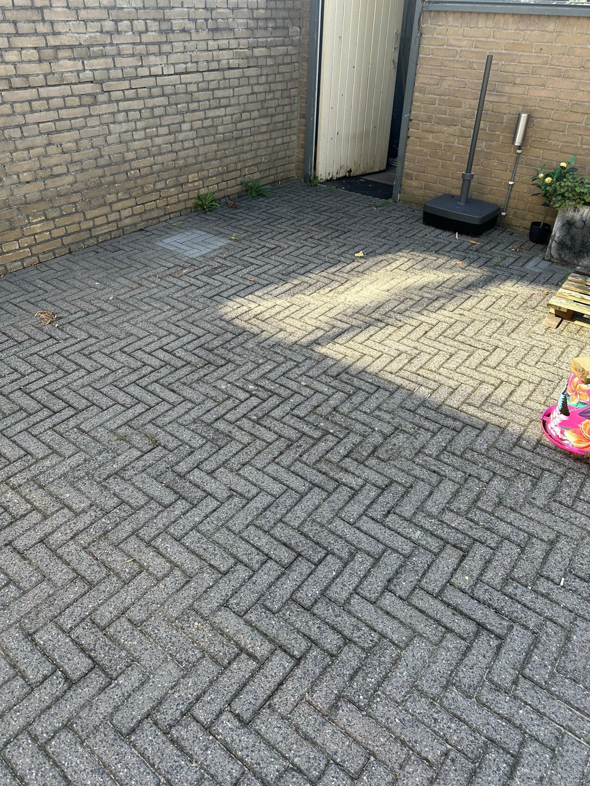 Gratis klinkers ophalen - 25 m2, 21x7cm, Ophalen, Gebruikt, Klinkers, 10 m² of meer