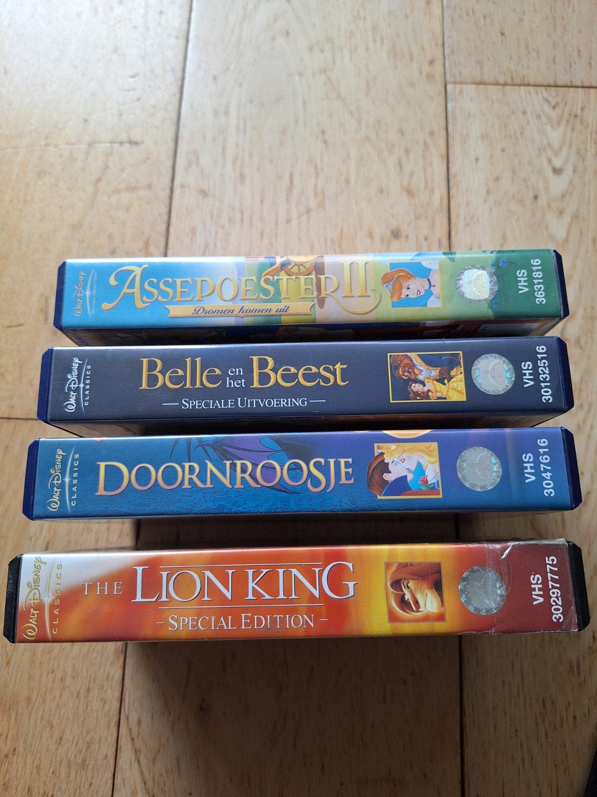 Disney VHS: Assepoester II, Belle en het Beest, Doo, Ophalen, Gebruikt, Alle leeftijden, Kinderfilm