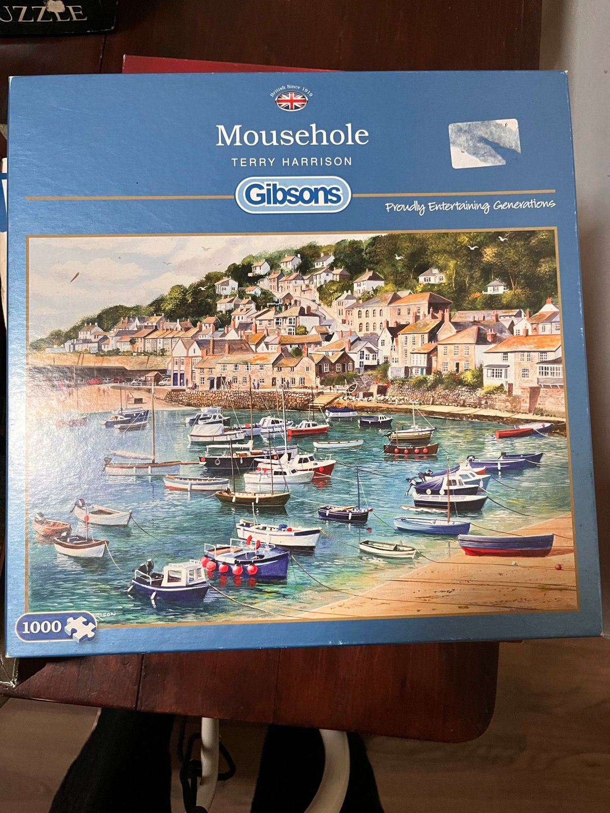 Gibsons Mousehole Legpuzzel 1000 stukjes, Ophalen of Verzenden, 500 t/m 1500 stukjes, Gebruikt, Legpuzzel