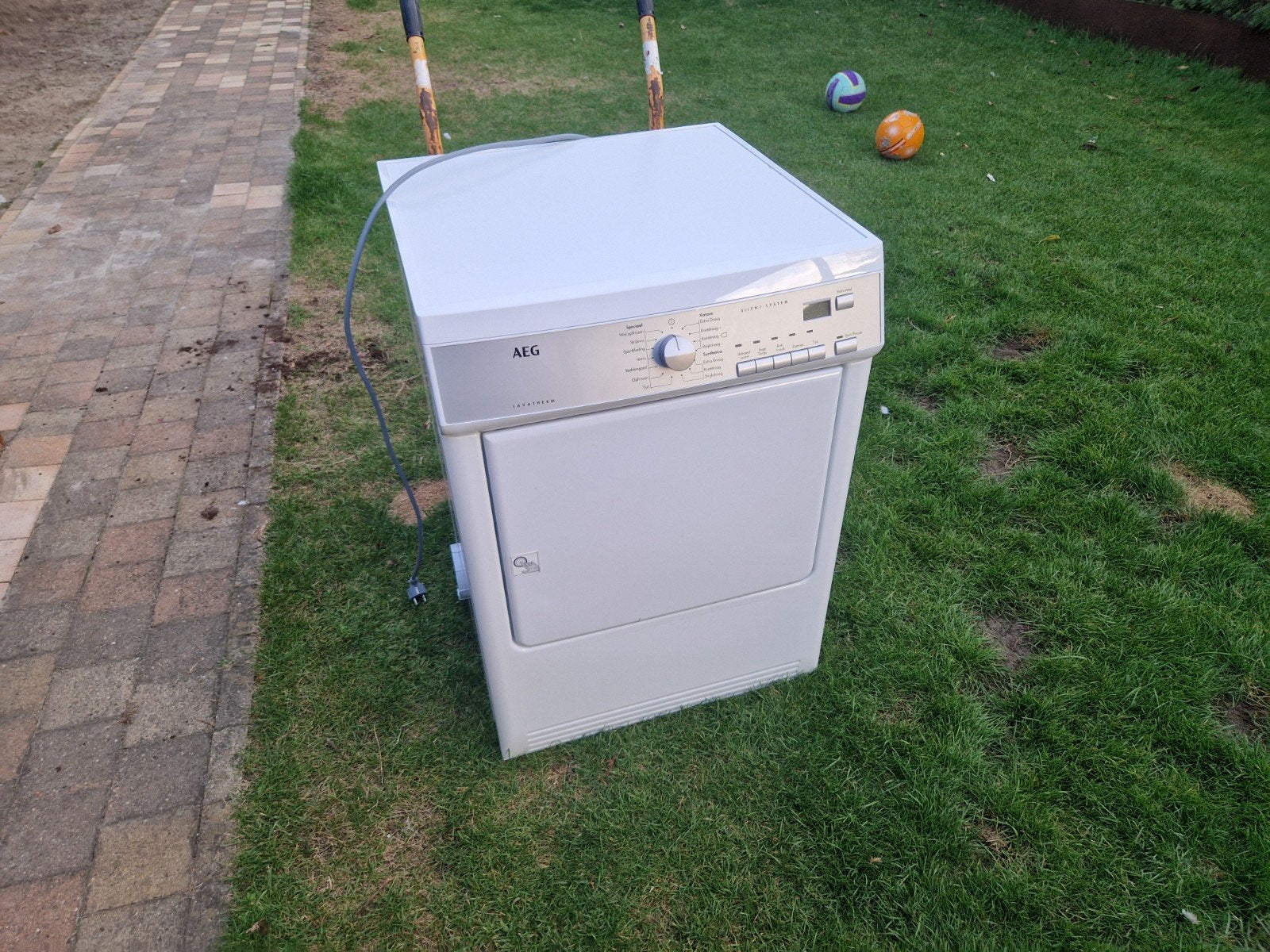 aeg lavatherm wasdroger, Witgoed en Apparatuur, Ophalen, Gebruikt, Voorlader, Luchtafvoer